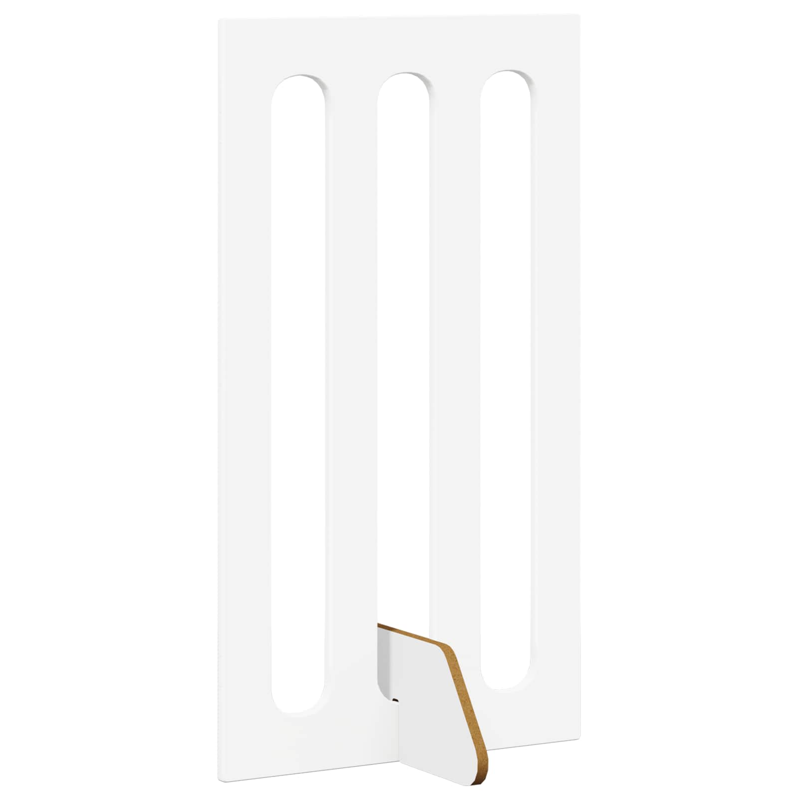 Folding Pet Fence 4 pcs White 201 x 38 x 90 cm Engineered Wood