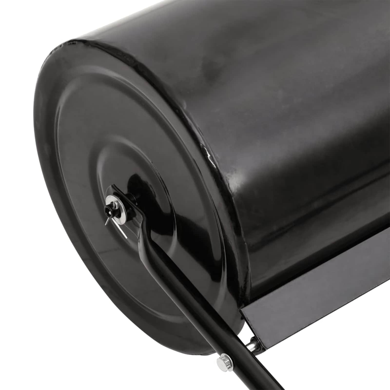 Garden Lawn Roller Pull with Aerator Clamps Ø 30 x 90 cm Steel