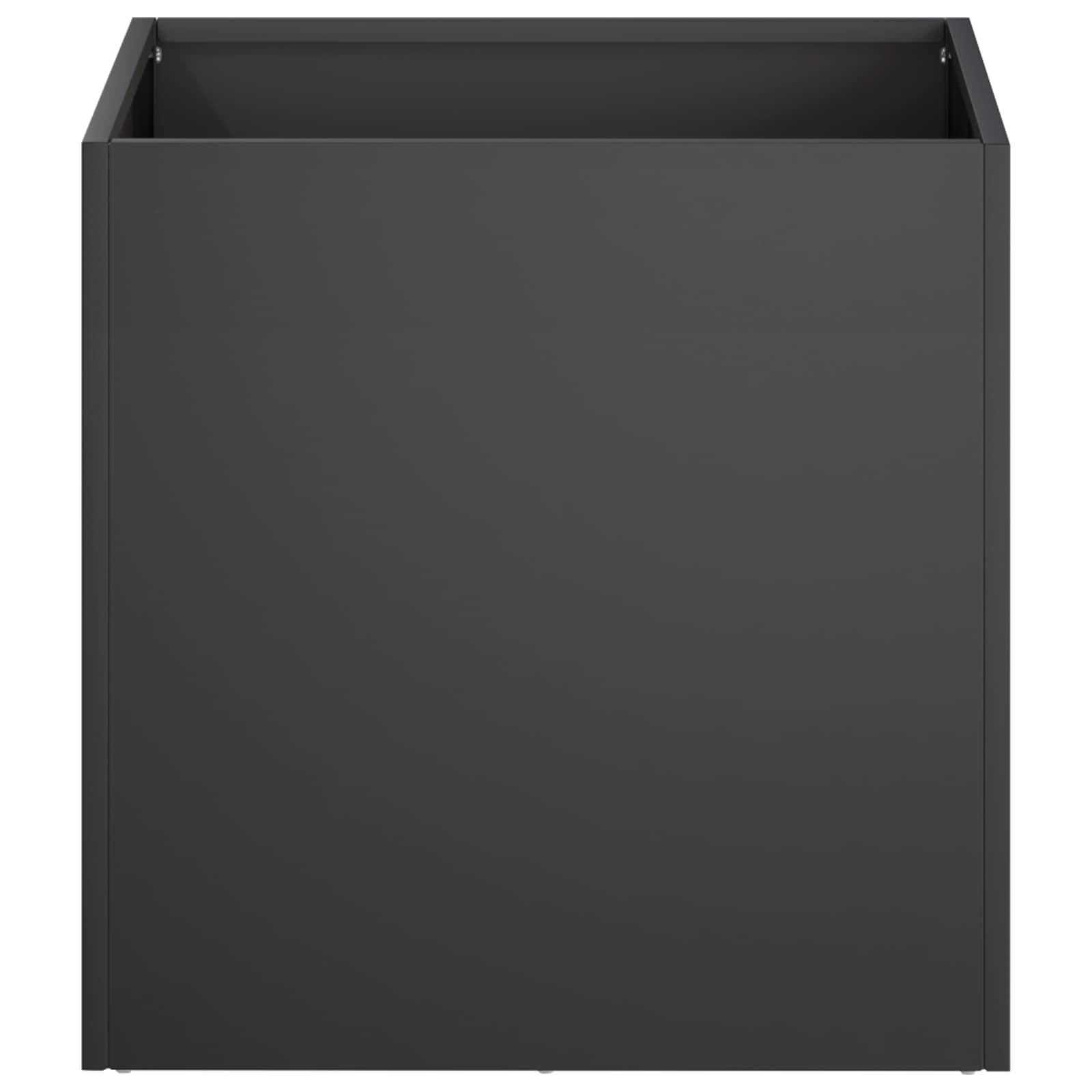Garden Planter 2 pcs Black 20 x 20 x 20 cm Cold-rolled Steel