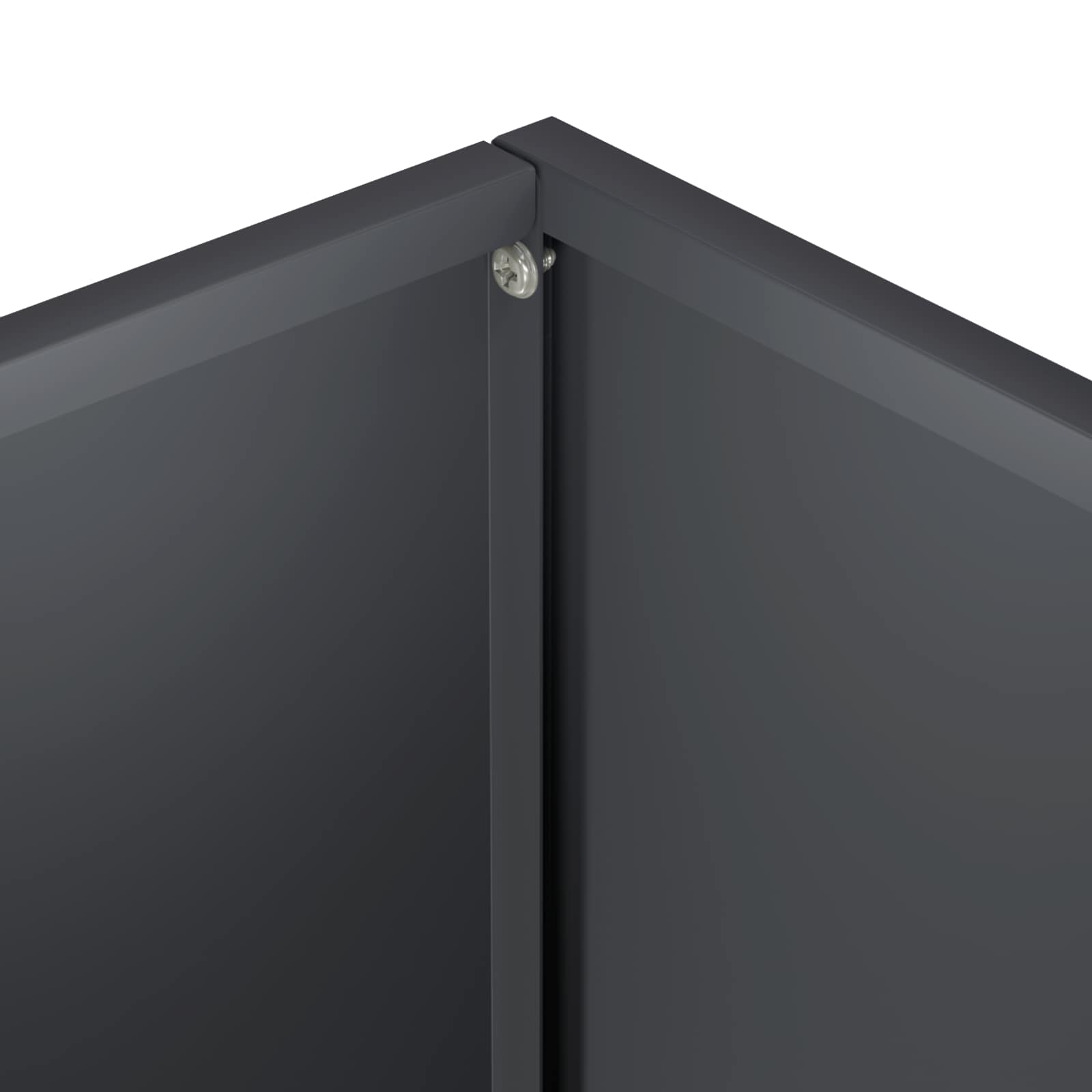 Garden Planter 2 pcs Anthracite 45 x 45 x 45 cm