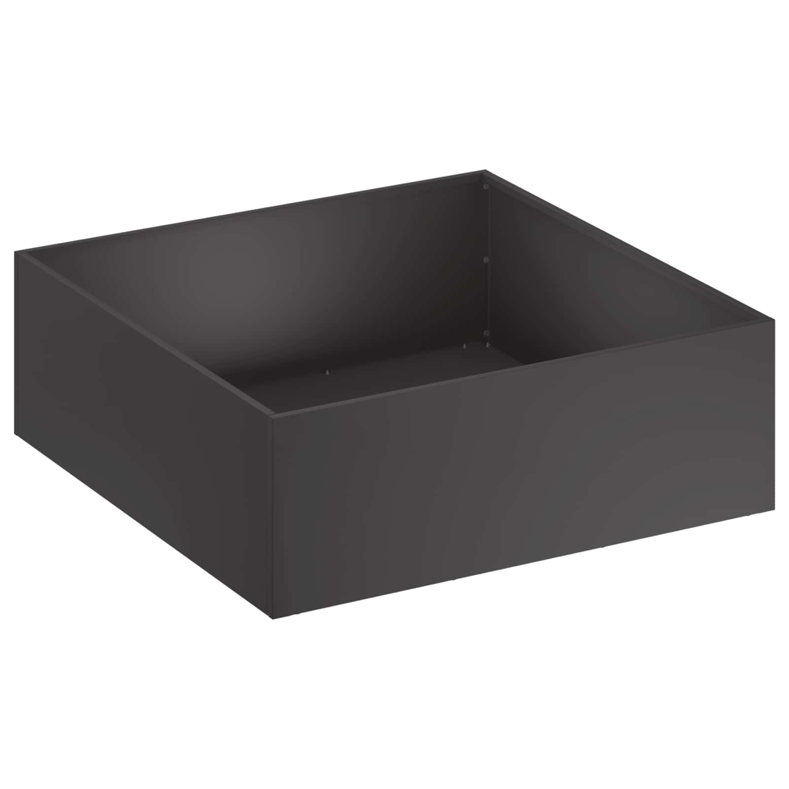 Garden Planter 2 pcs Black 40 x 40 x 20 cm Cold-rolled Steel