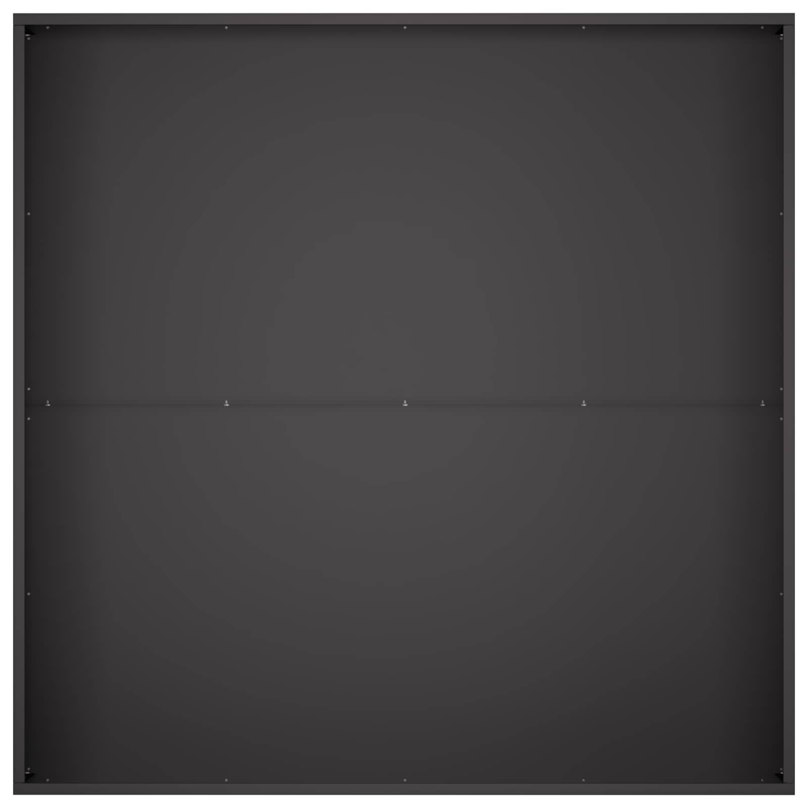 Garden Planter 2 pcs Black 100 x 100 x 30 cm Cold-rolled Steel
