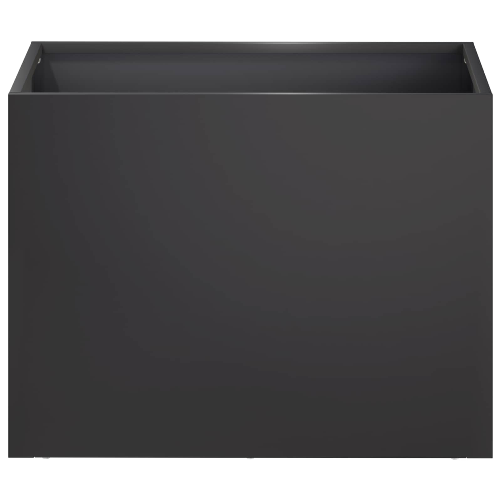 Garden Planter 2 pcs Black 40 x 30 x 30 cm Cold-rolled Steel