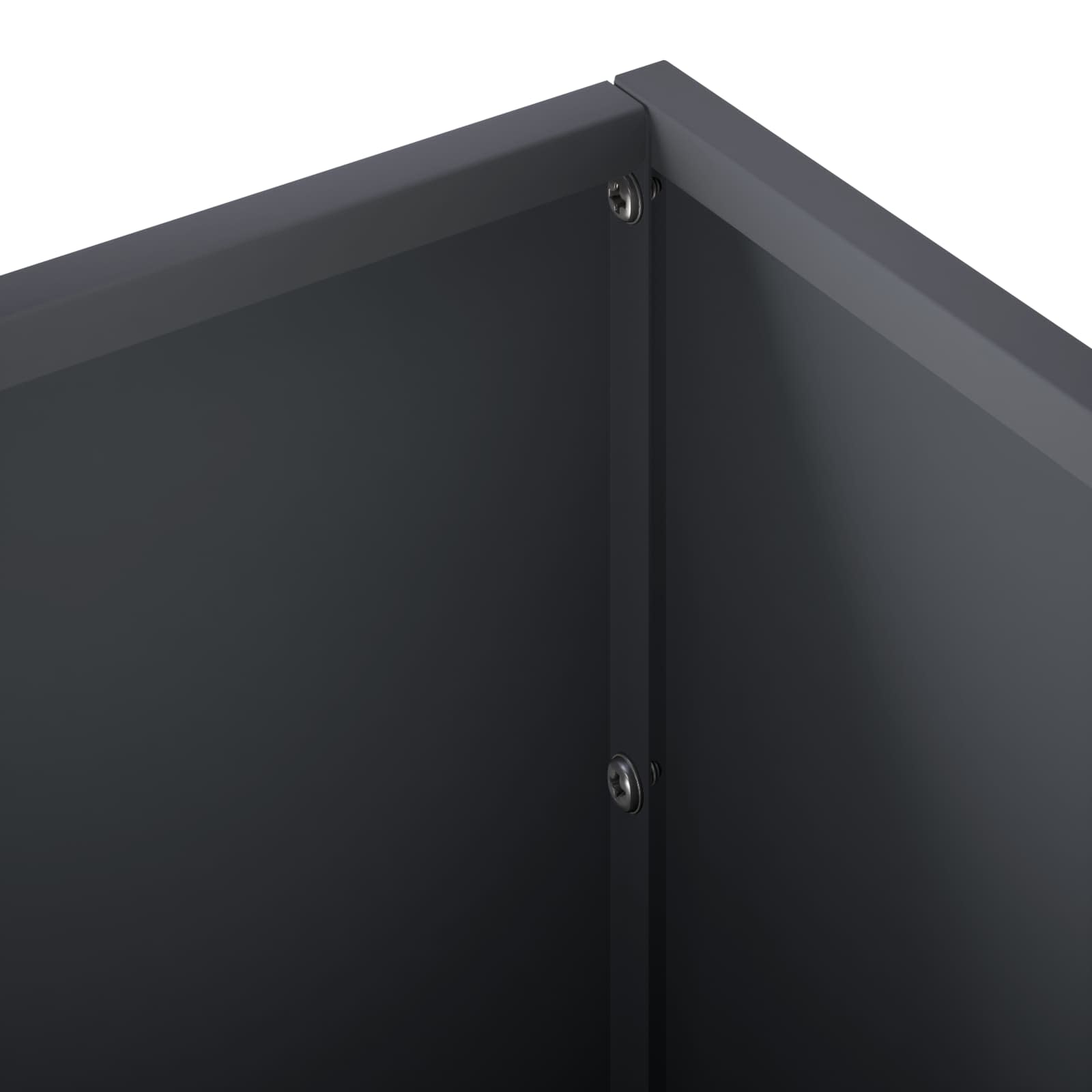 Garden Planter 2 pcs Anthracite 80 x 30 x 30 cm