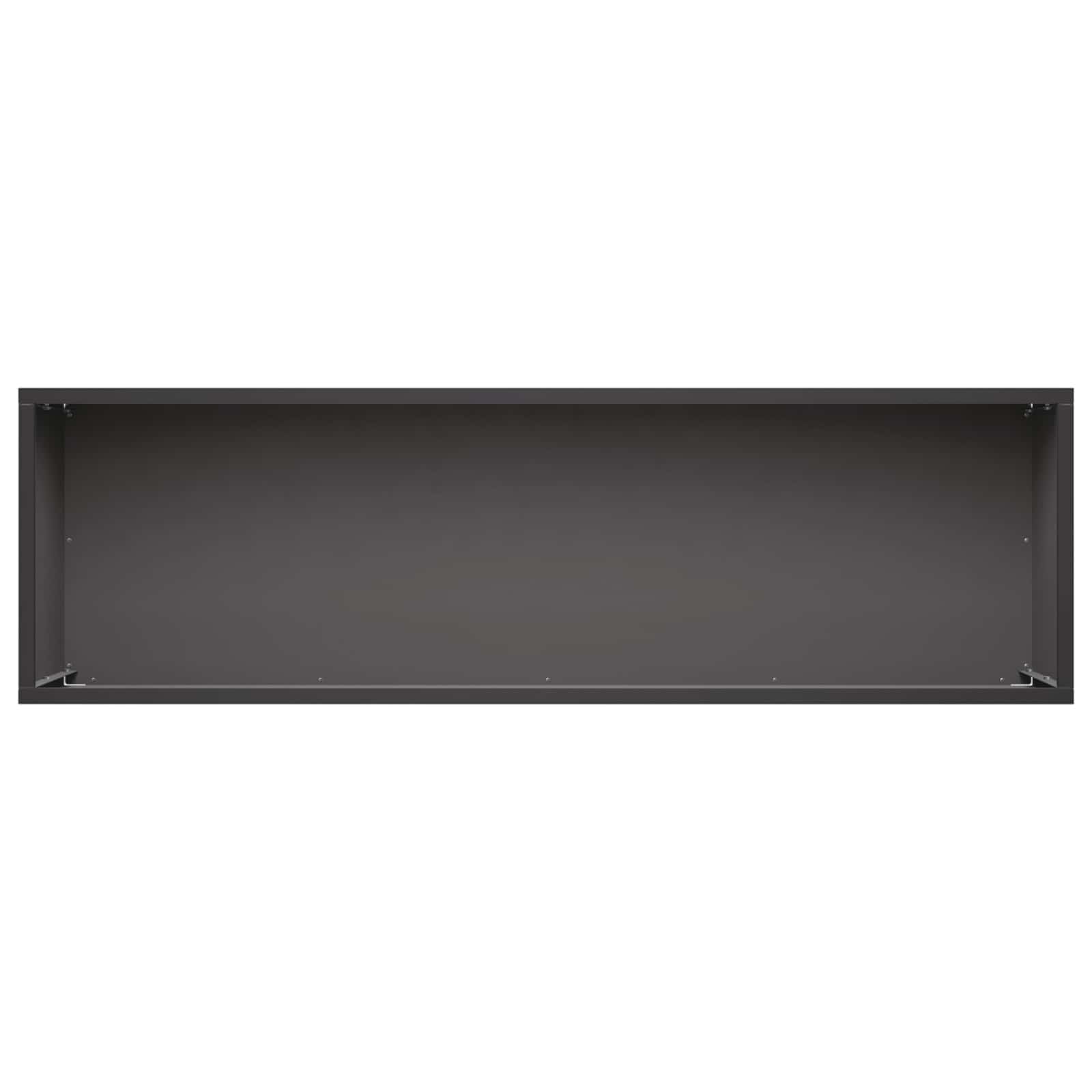 Garden Planter 2 pcs Black 100 x 30 x 30 cm Cold-rolled Steel