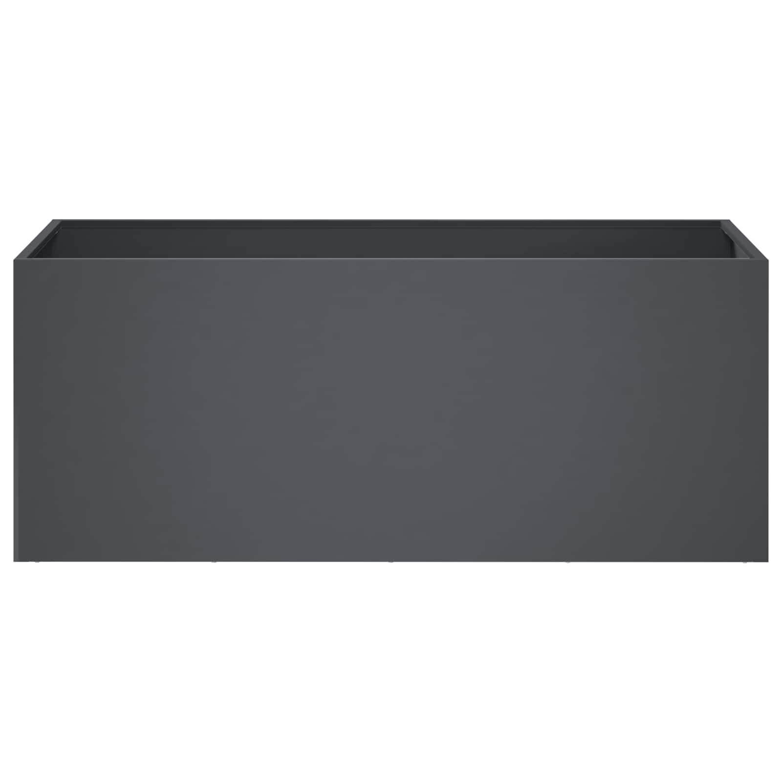 Garden Planter 2 pcs Anthracite 80 x 40 x 40 cm