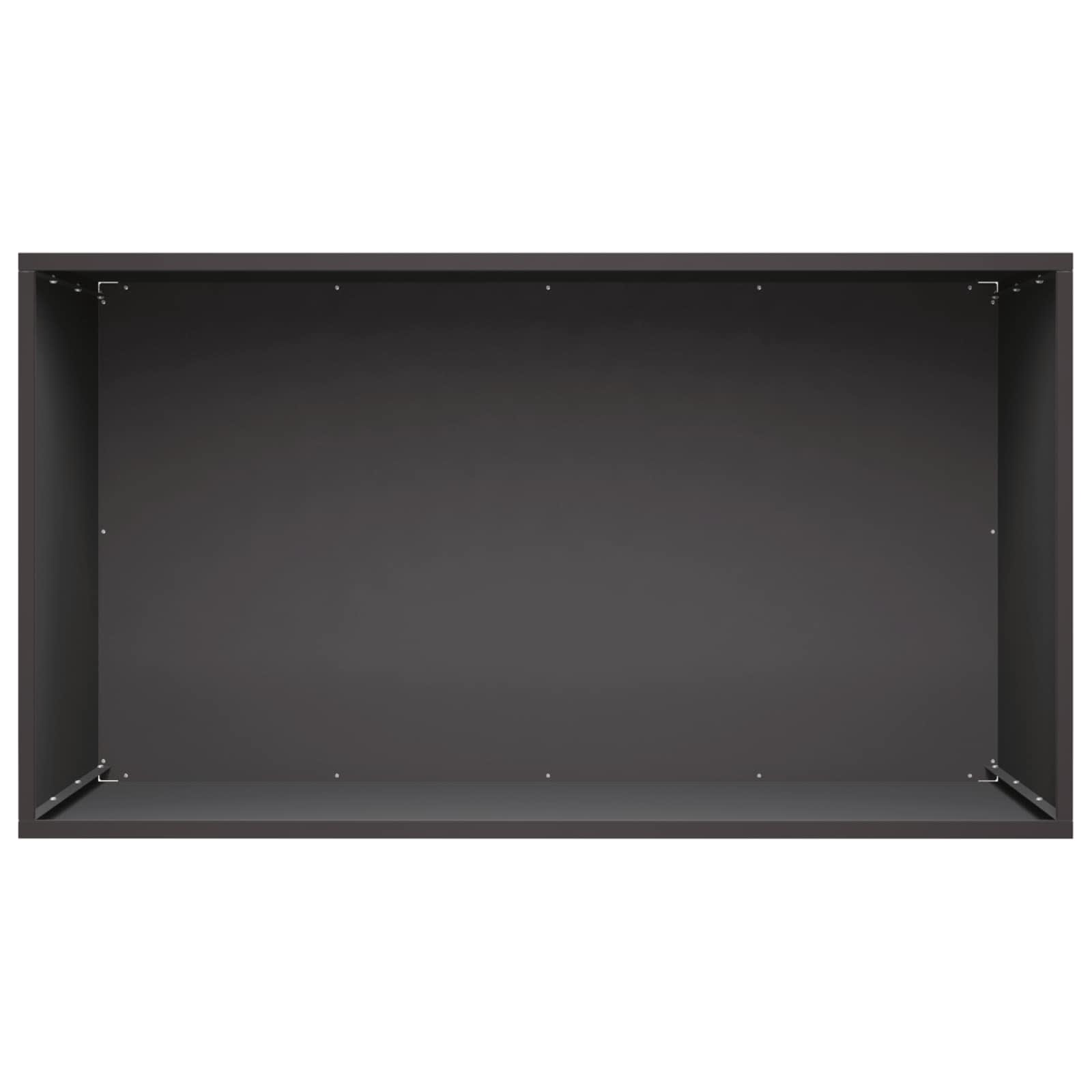Garden Planter 2 pcs Black 100 x 50 x 50 cm Cold-rolled Steel