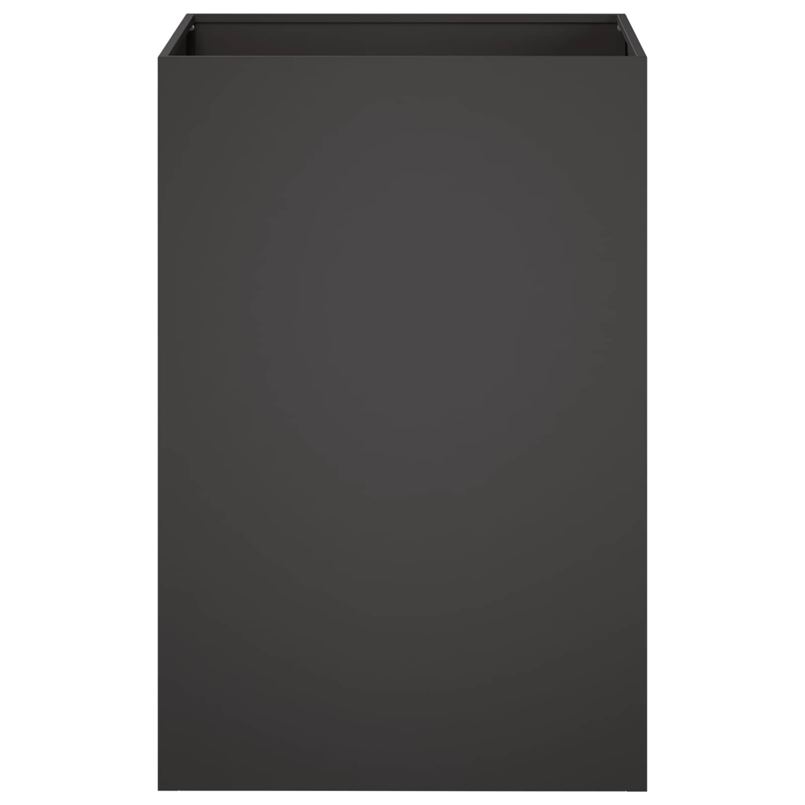 Garden Planter 2 pcs Black 50 x 50 x 75 cm Cold-rolled Steel