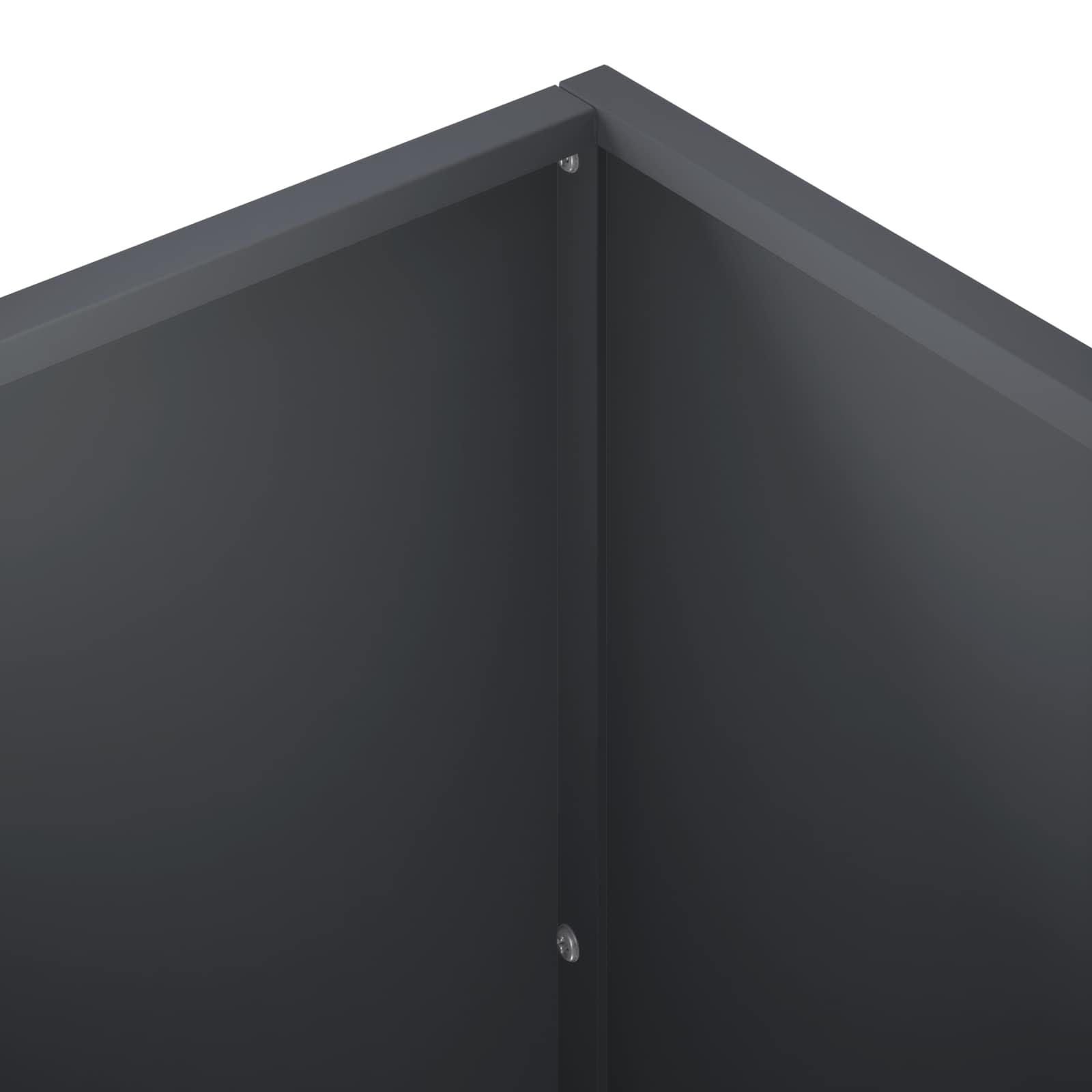 Garden Planter 2 pcs Anthracite 50 x 50 x 75 cm