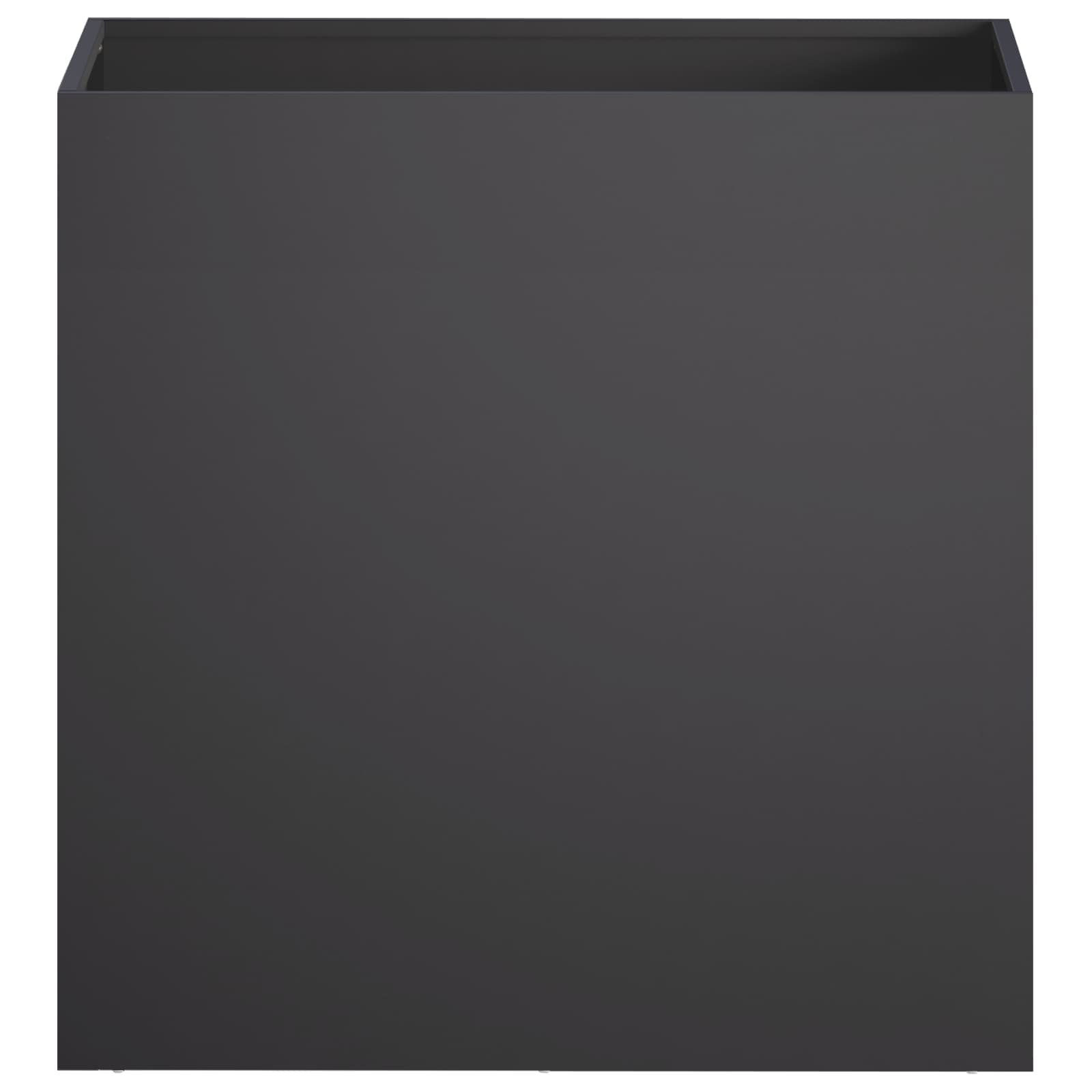 Garden Planter 2 pcs Black 50 x 30 x 40 cm Cold-rolled Steel