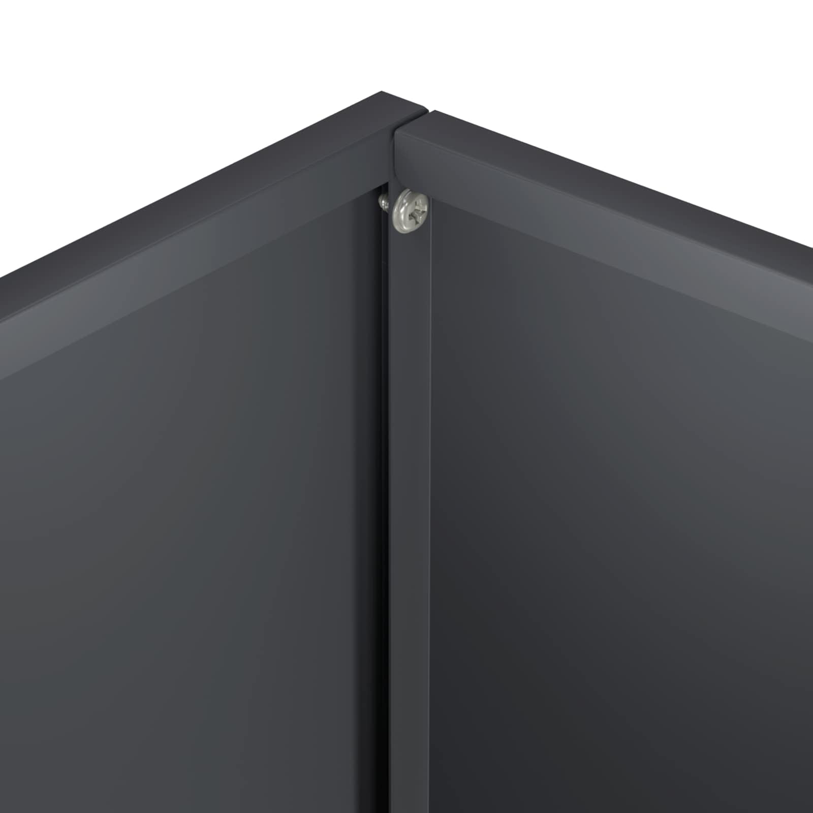 Garden Planter 2 pcs Anthracite 50 x 30 x 40 cm