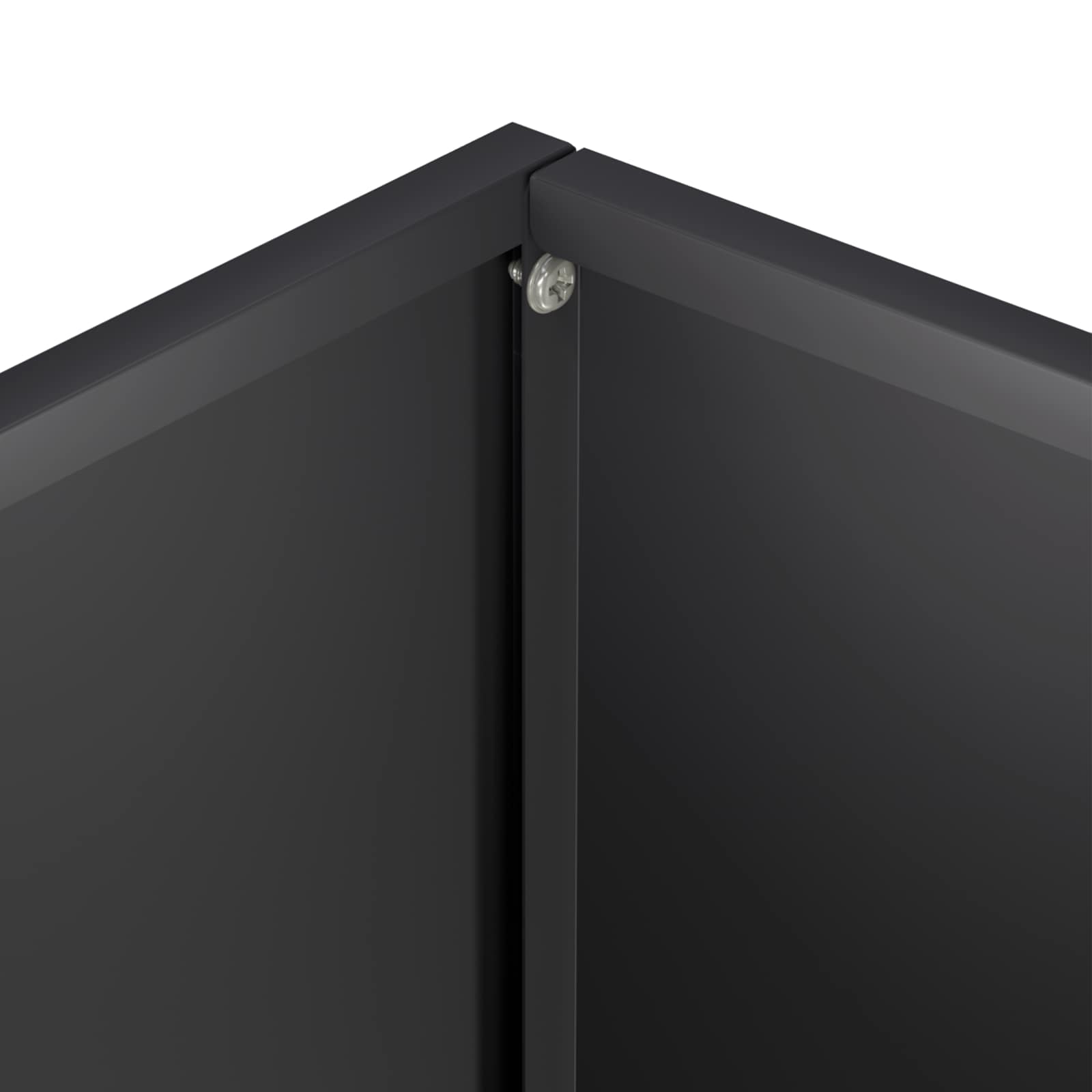 Garden Planter 2 pcs Black 50 x 30 x 50 cm Cold-rolled Steel