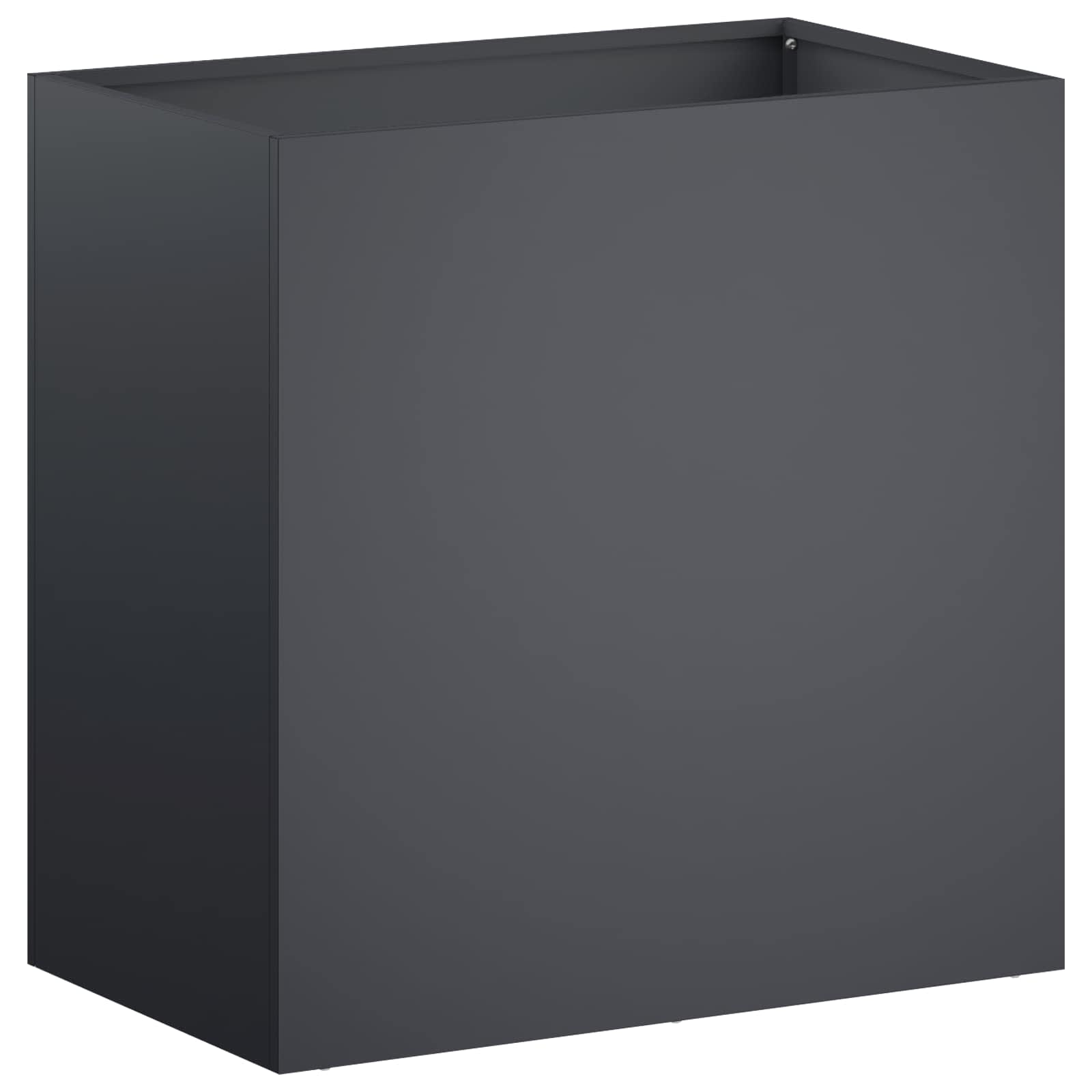 Garden Planter 2 pcs Anthracite 50 x 30 x 50 cm