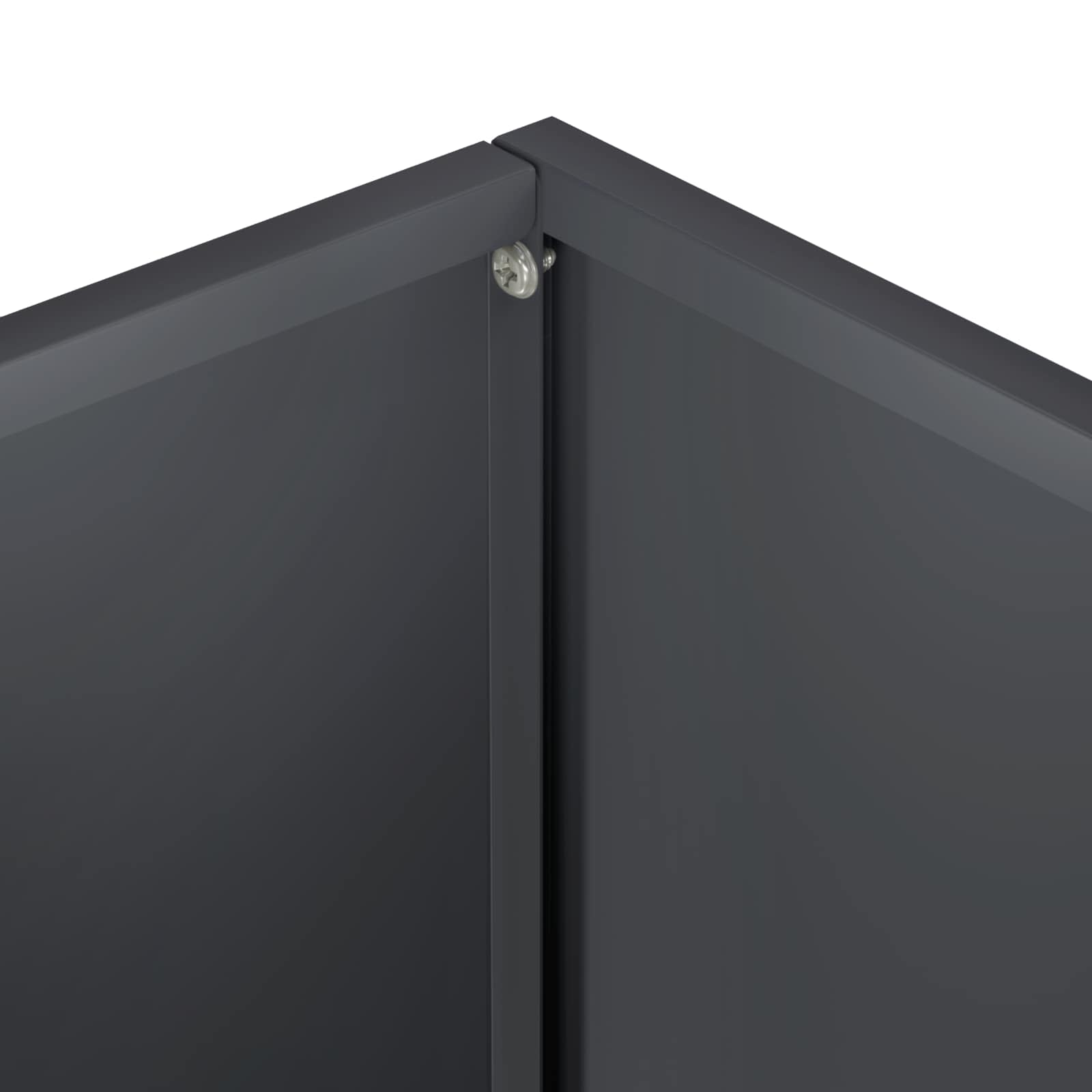Garden Planter 2 pcs Anthracite 50 x 40 x 50 cm