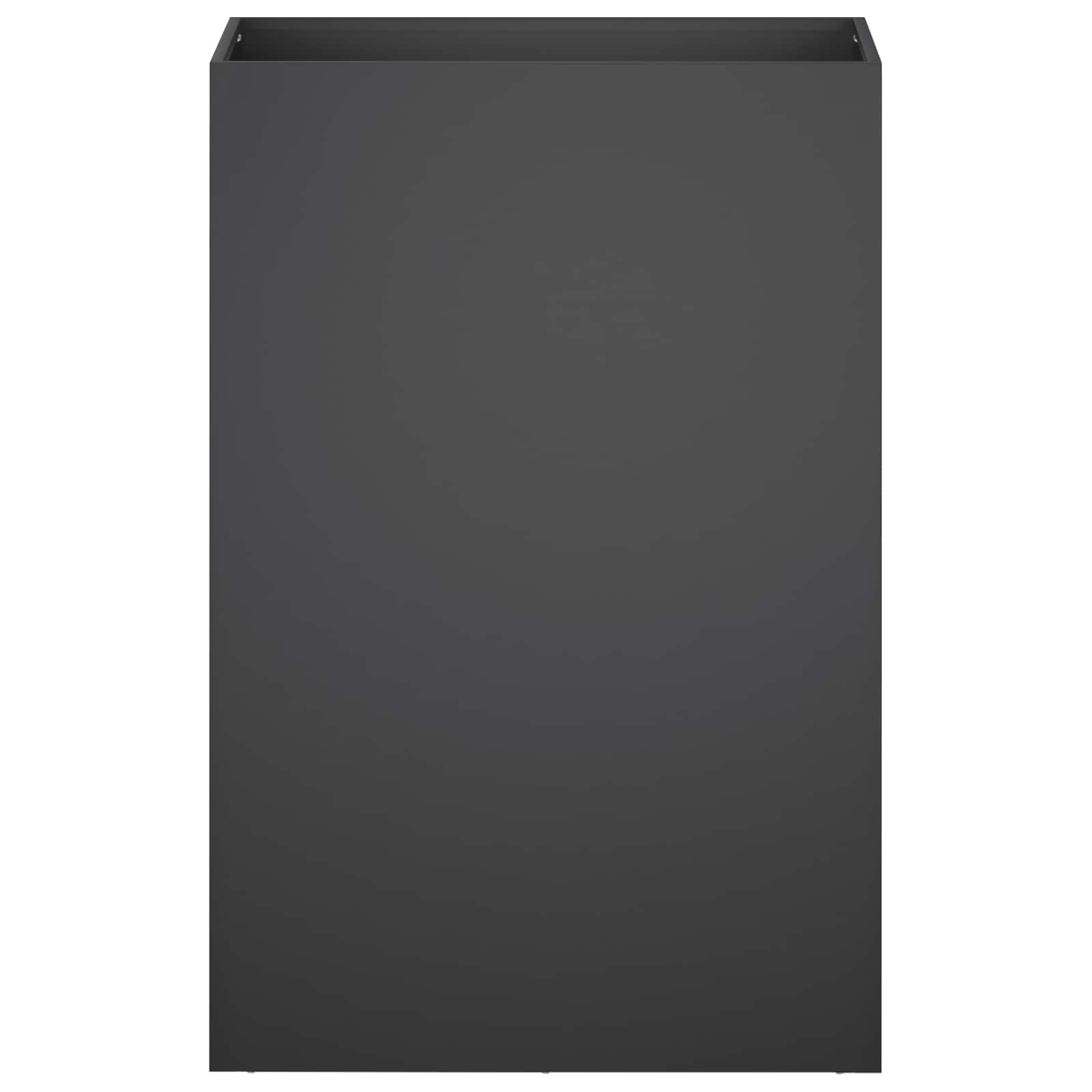 Garden Planter 2 pcs Black 50 x 40 x 75 cm Cold-rolled Steel