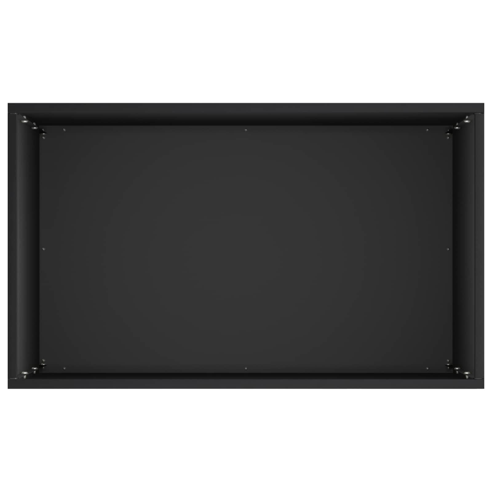 Garden Planter 2 pcs Black 50 x 40 x 75 cm Cold-rolled Steel