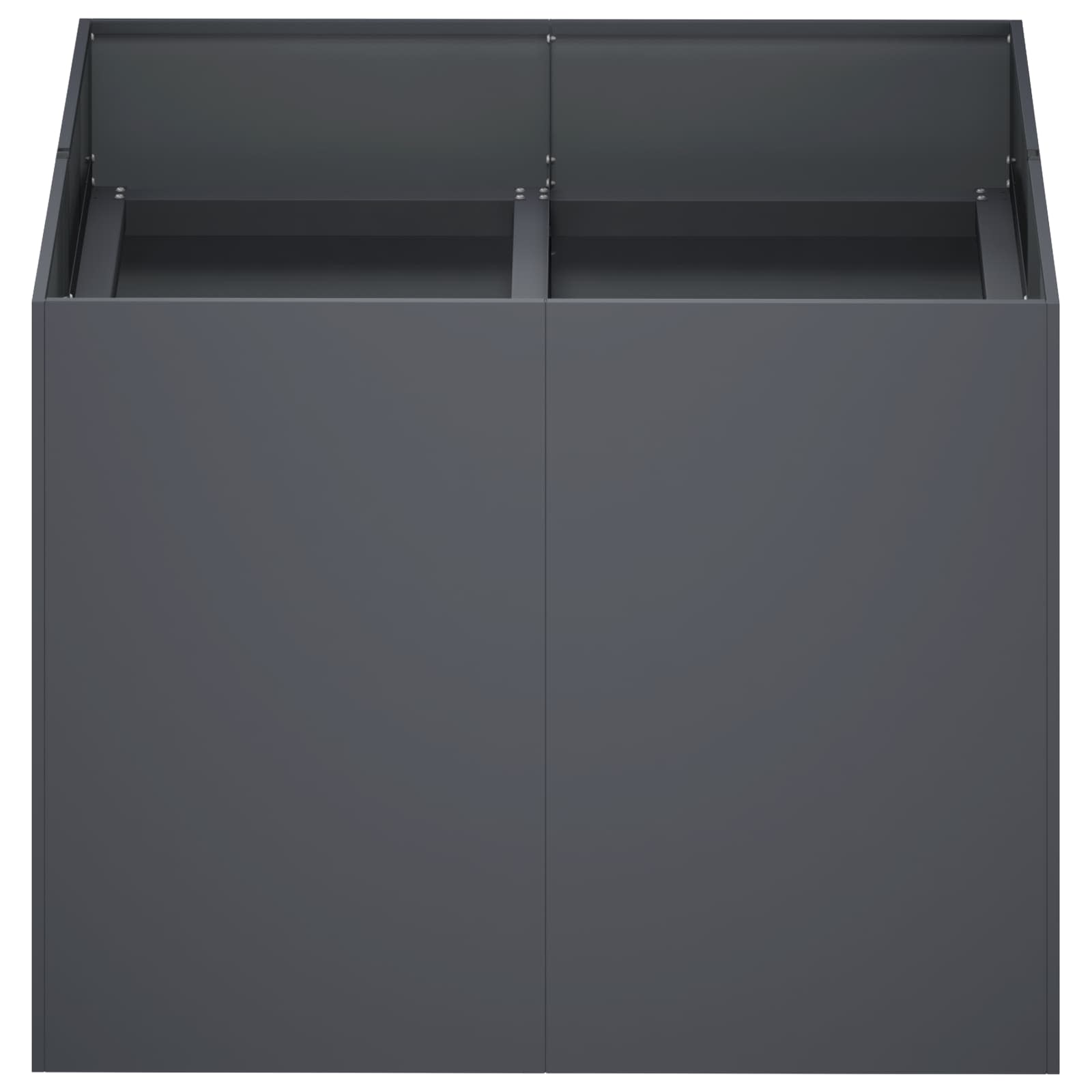 Garden Planter Anthracite 80 x 80 x 60 cm Cold-rolled Steel