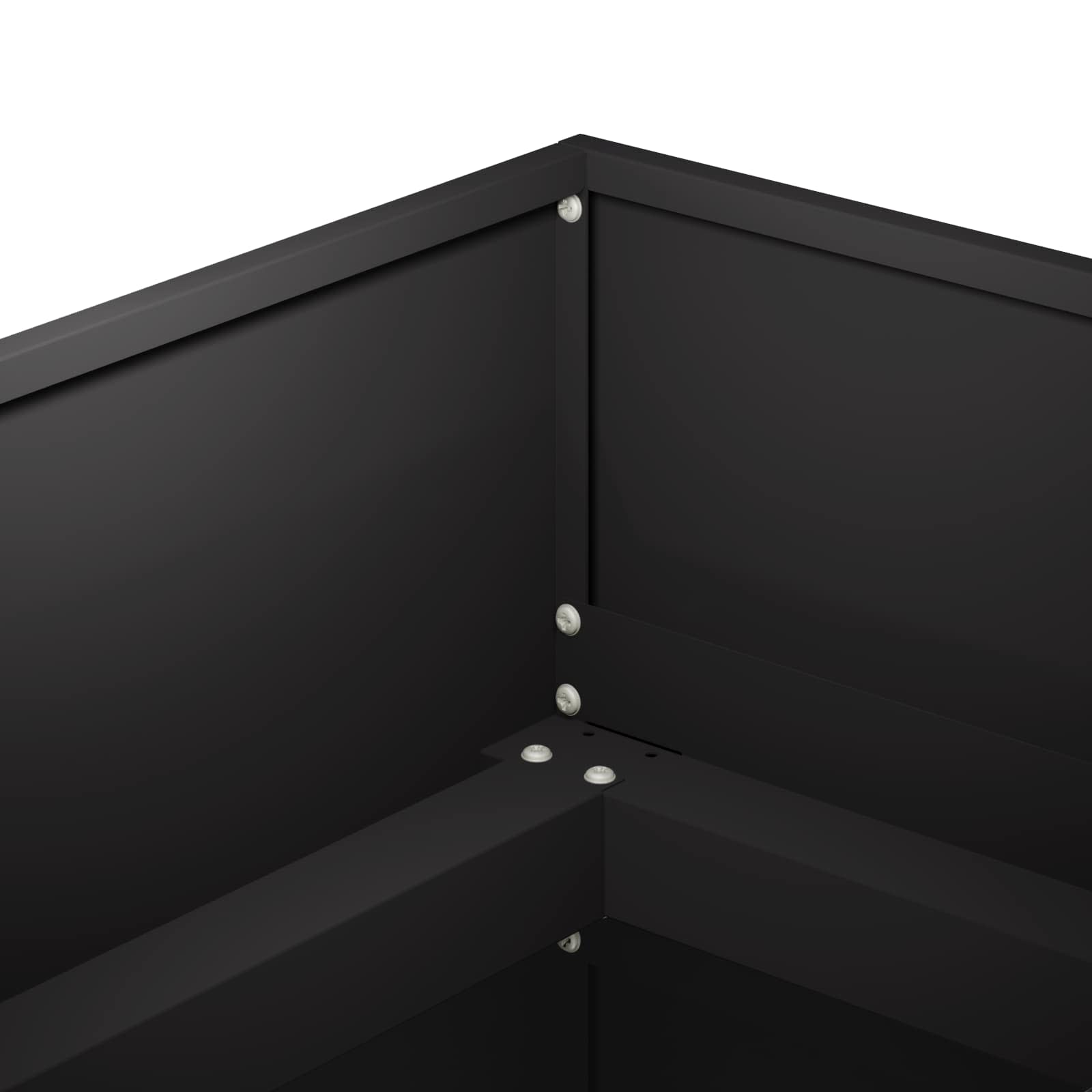 Garden Planter Black 120 x 80 x 60 cm Cold-rolled Steel