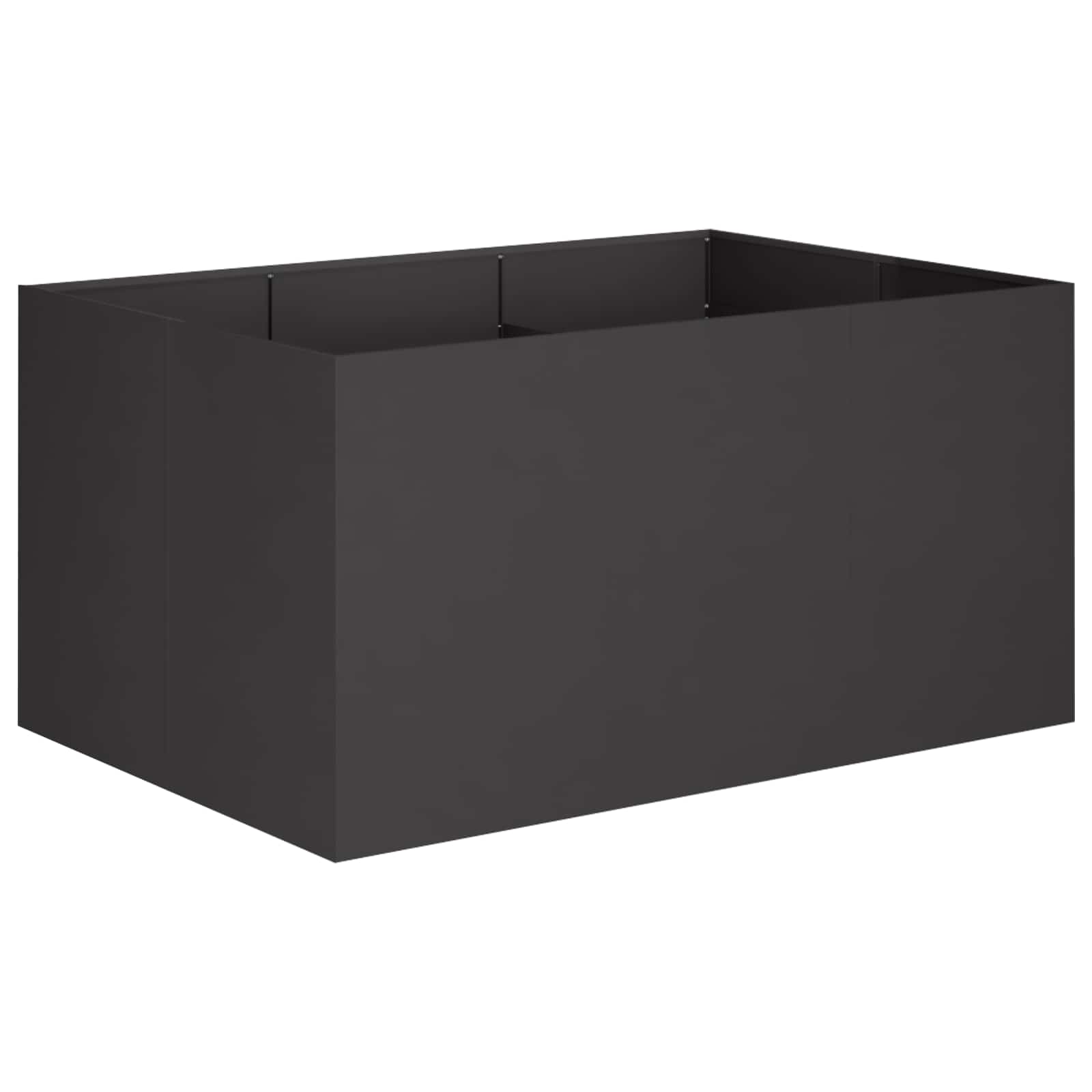 Garden Planter Black 120 x 80 x 60 cm Cold-rolled Steel
