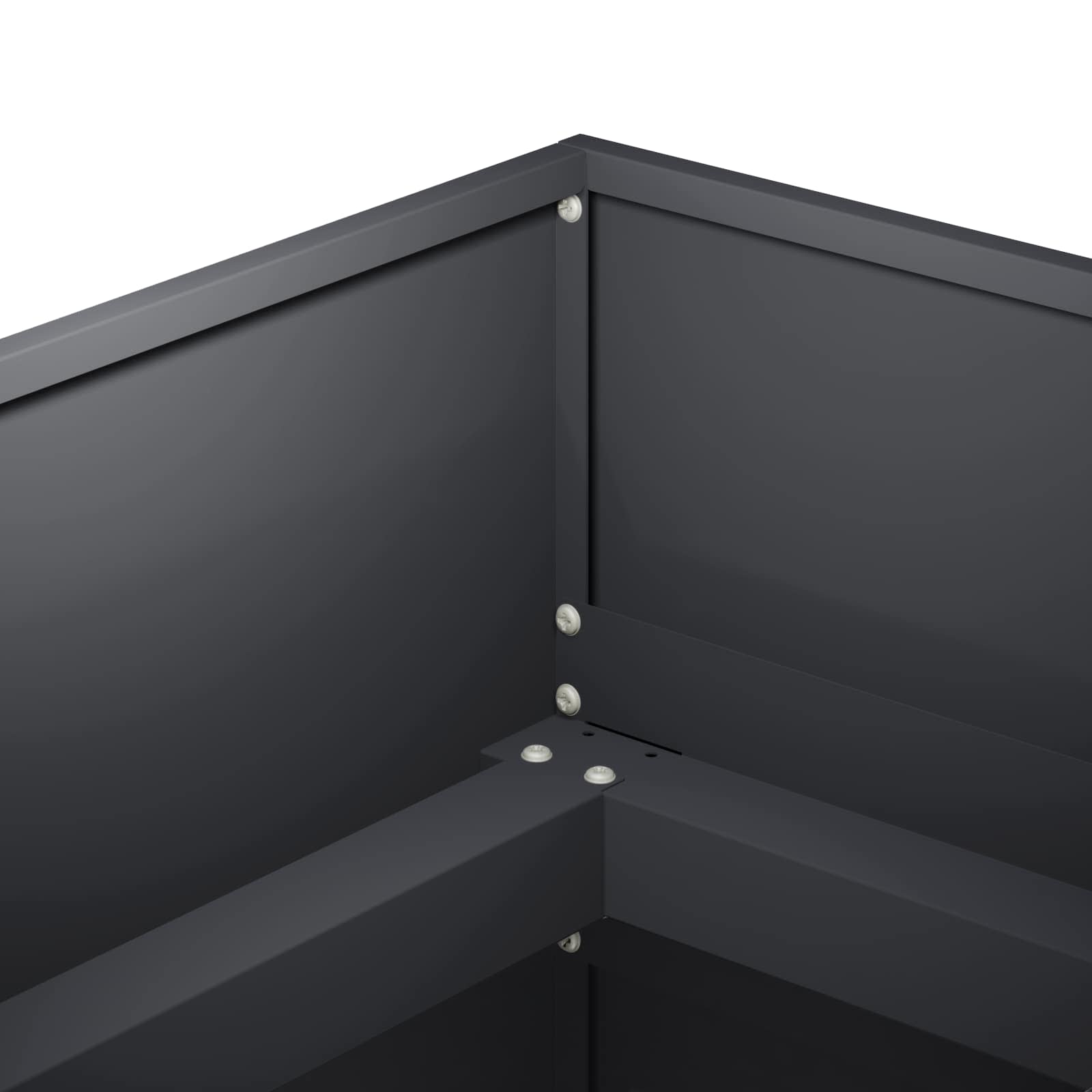 Garden Planter Anthracite 120 x 80 x 60 cm Cold-rolled Steel