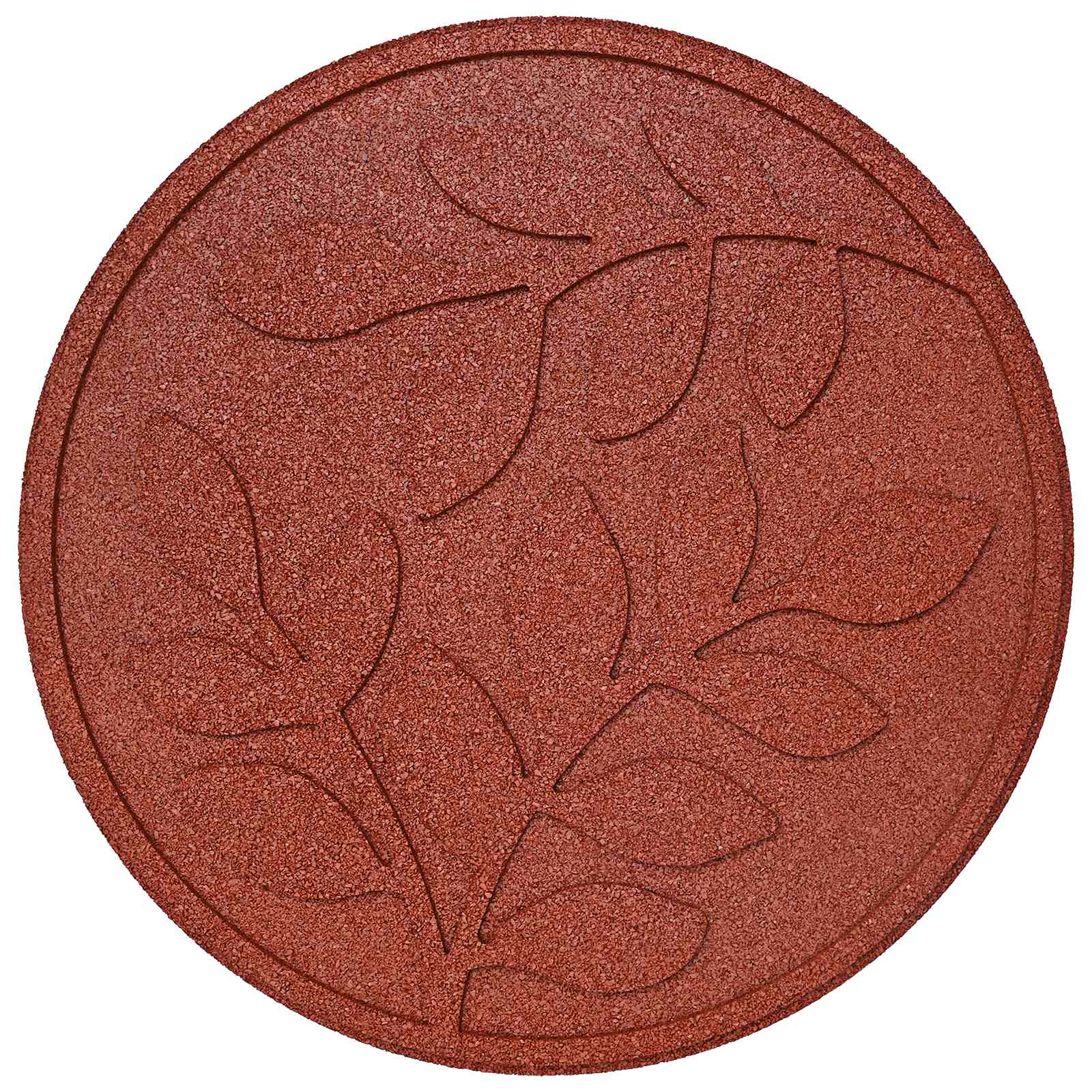 Stepping Stone 6 pcs Red Ø 44 x 2 cm Rubber