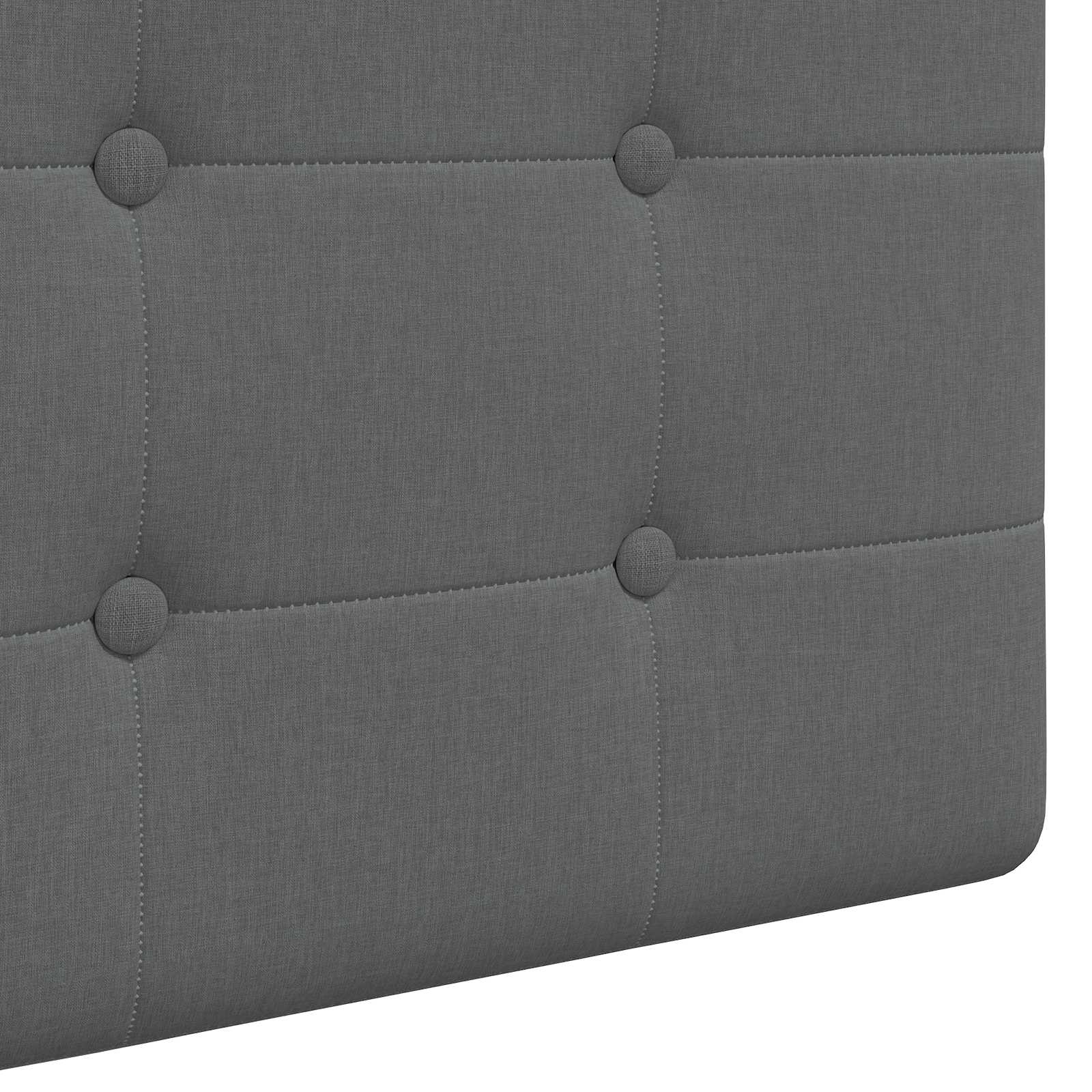 Hanging Headboard Dark Grey Fabric