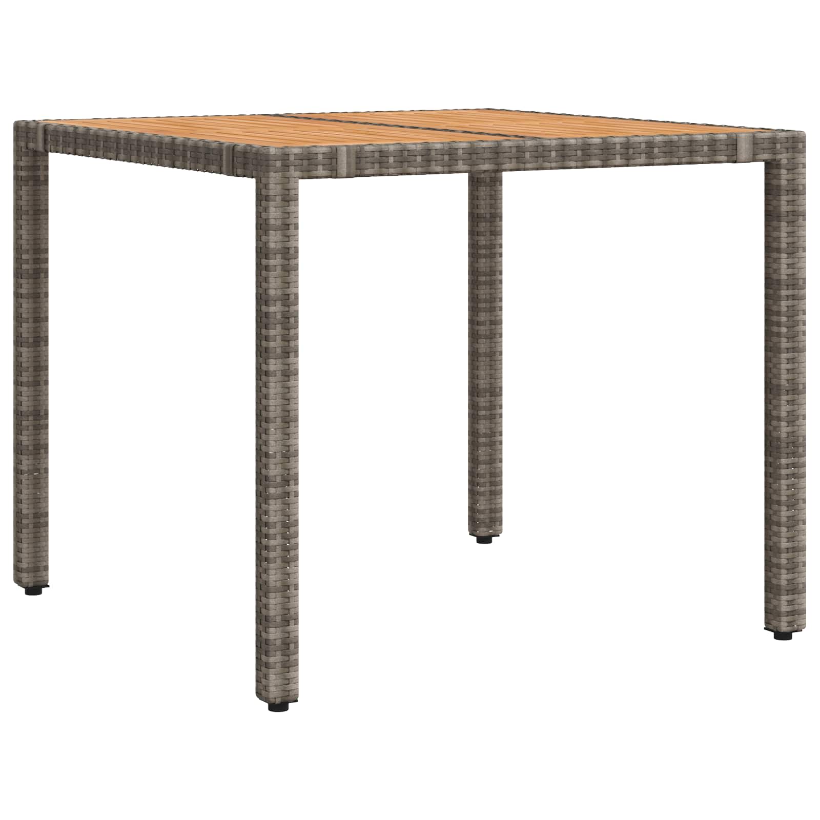 Outdoor Dining Set 3 pcs Light Grey and Dark Grey
