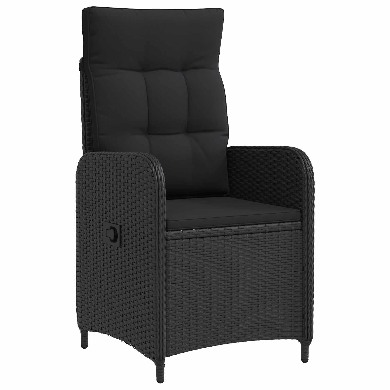 Sofa Table Set 5 pcs PE Rattan and Powder-Coated Steel