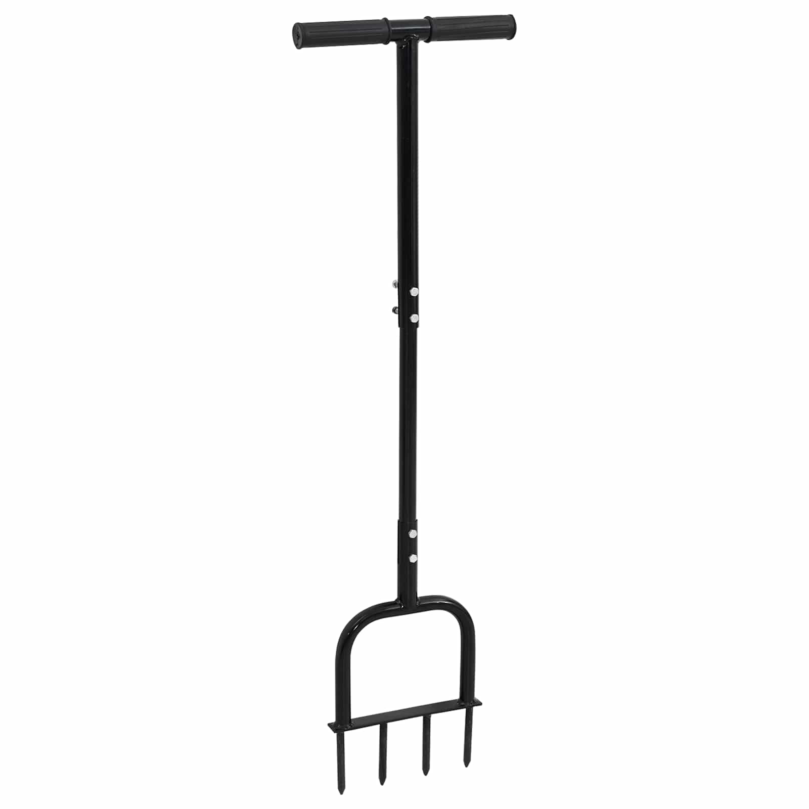 Lawn Aerator Tool Black 95 x 27 cm Plastic
