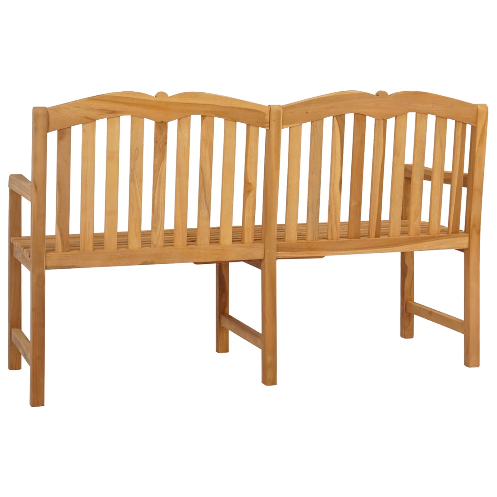 Handcarved Rose Bench Natural 150.5 x 60 x 95 cm