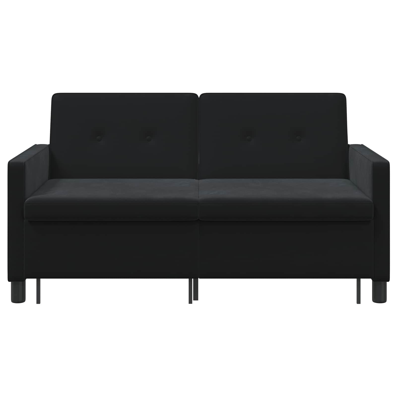 Sofa Bed Black Fabric