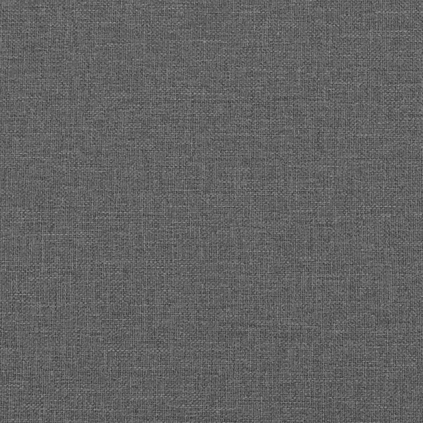Sofa Set 2 pcs Dark Grey Fabric