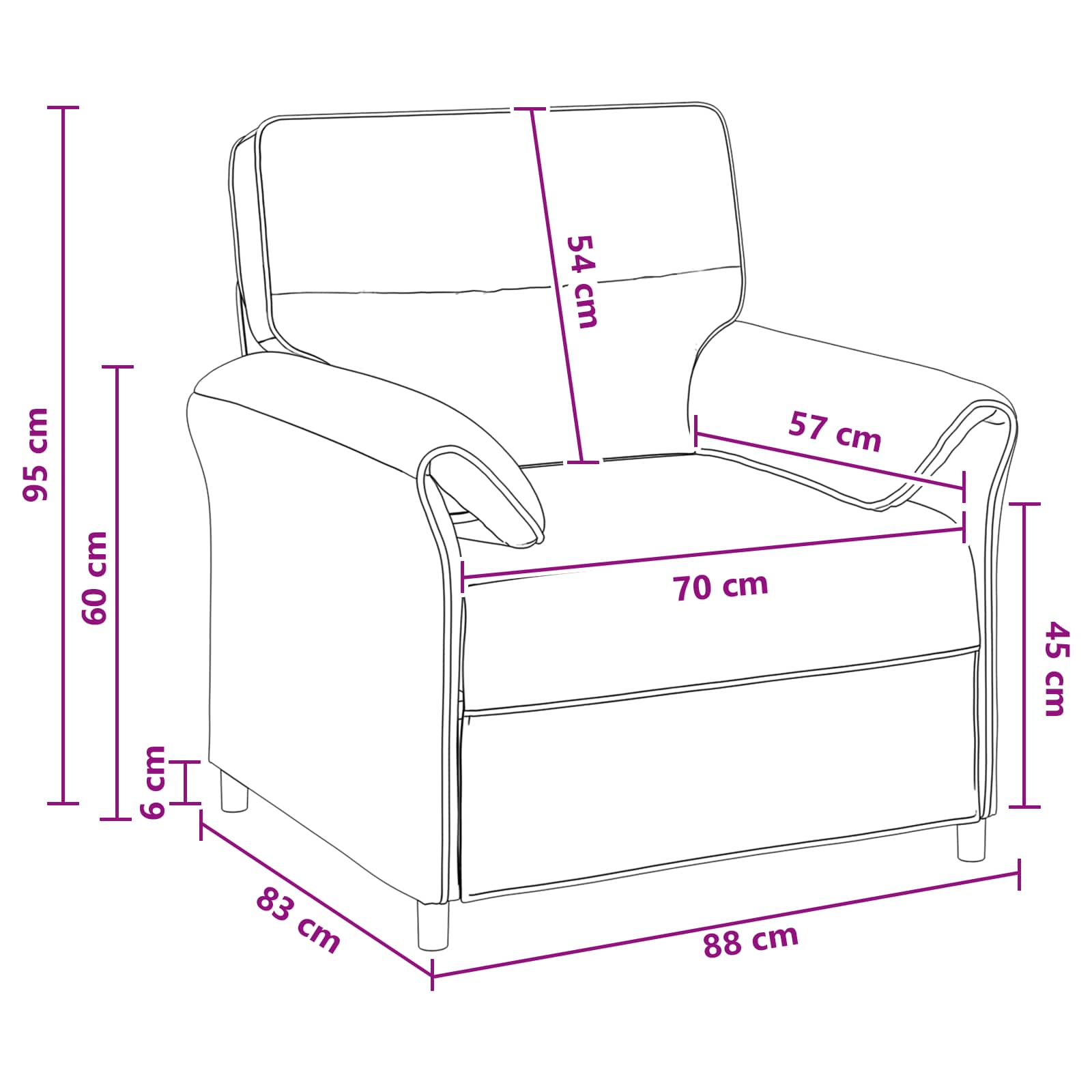 Sofa 100% polyester metal frame MDF, Plywood