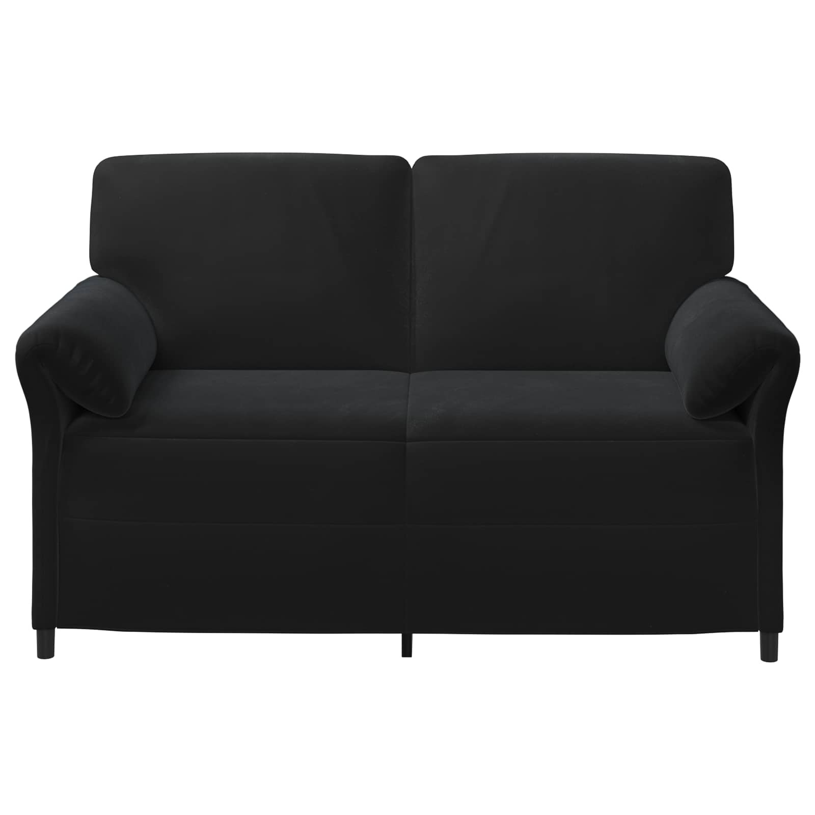 2-Seater Sofa Black 158 x 83 x 95 cm Velvet