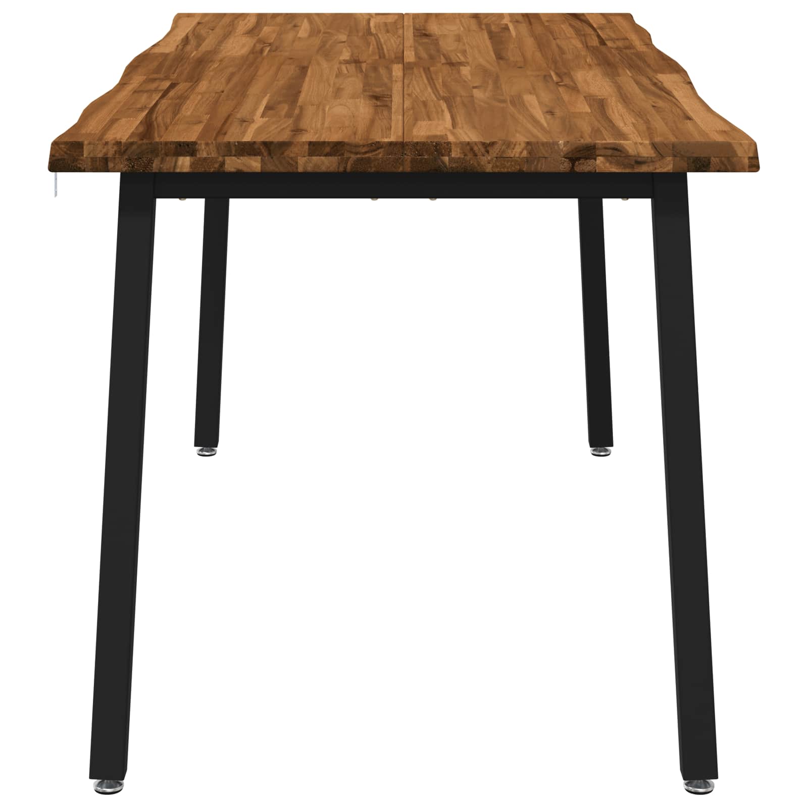 live edge dining table 160 x 70 x 75 cm Solid Acacia Wood