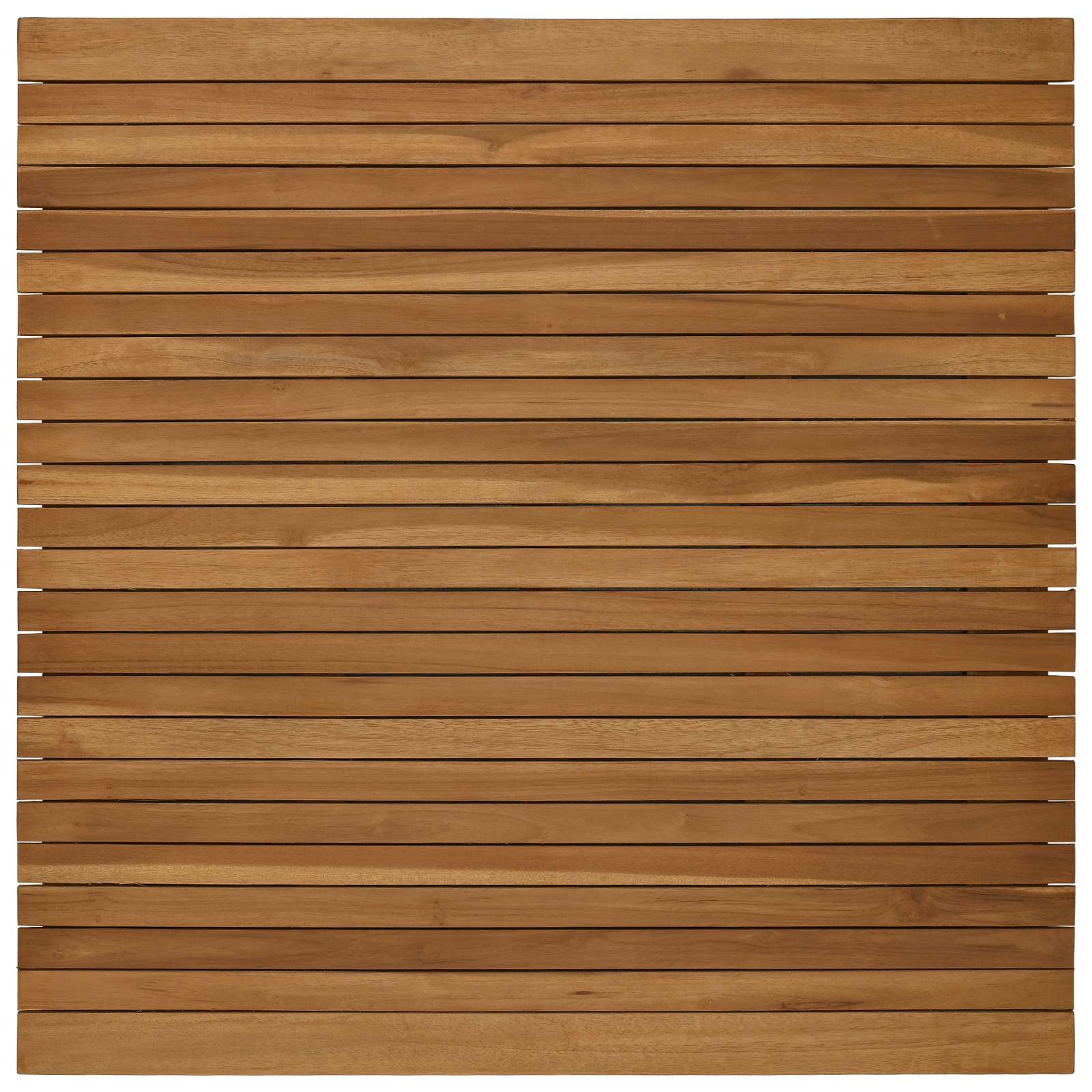 Table Top 90 x 90 x 3.5 cm Square Solid Teak Wood Natural