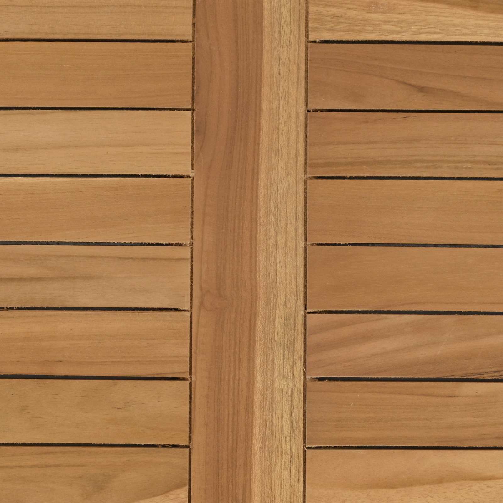 Table Top Oval Solid Teak Wood Natural
