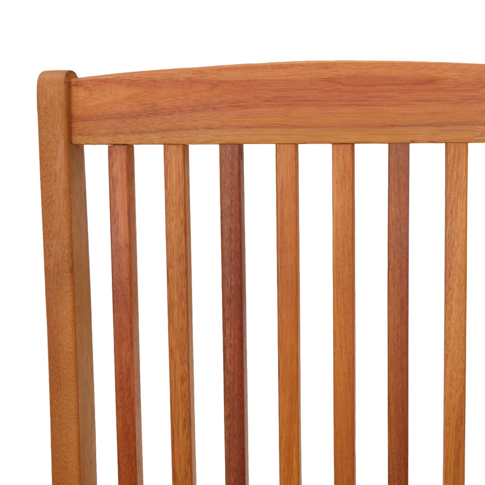 Outdoor Furniture Set 5 pcs Natural Solid Eucalyptus Wood