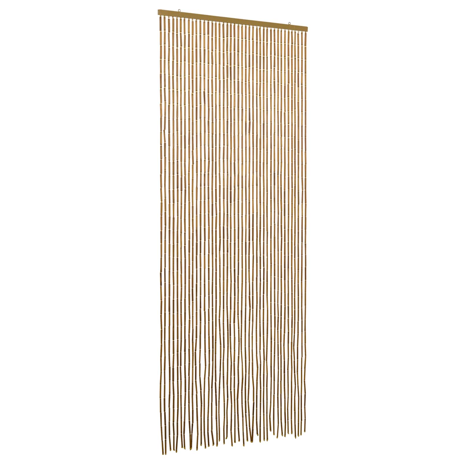 Insect Door Curtain Multicolor 90 x 200 cm Bamboo