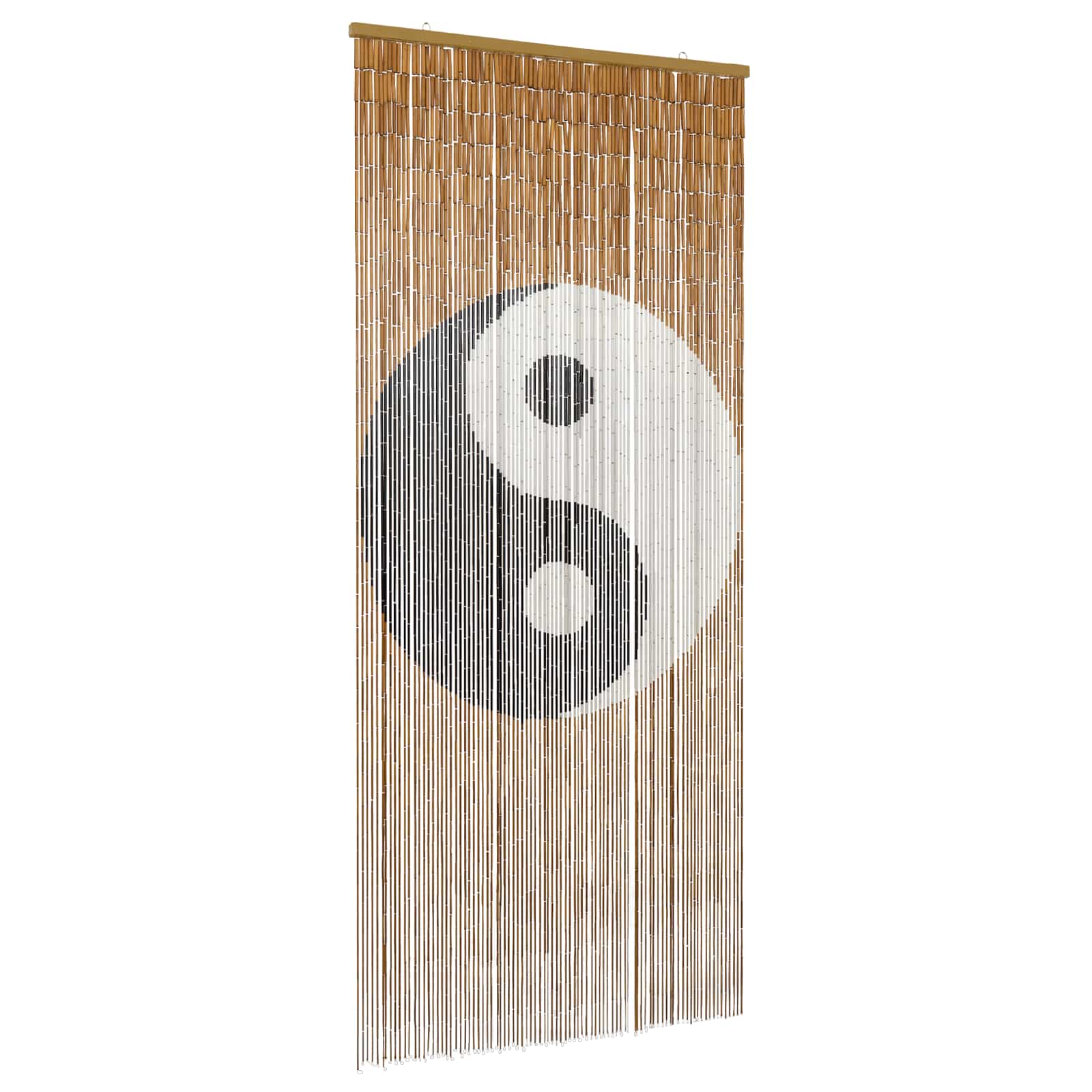Insect Door Curtain Multicolor 200 x 90 cm Bamboo