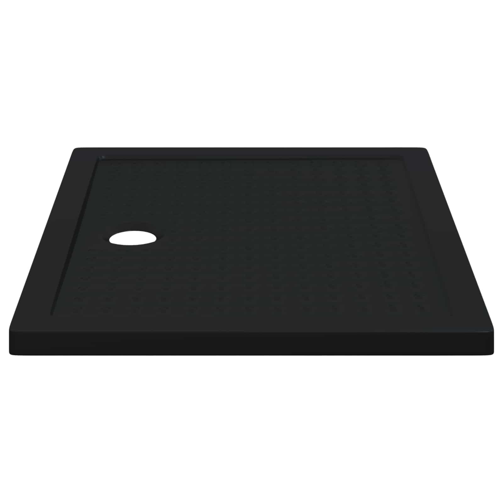Shower Base Tray with Dots 100 x 80 x 4 cm ABS Black