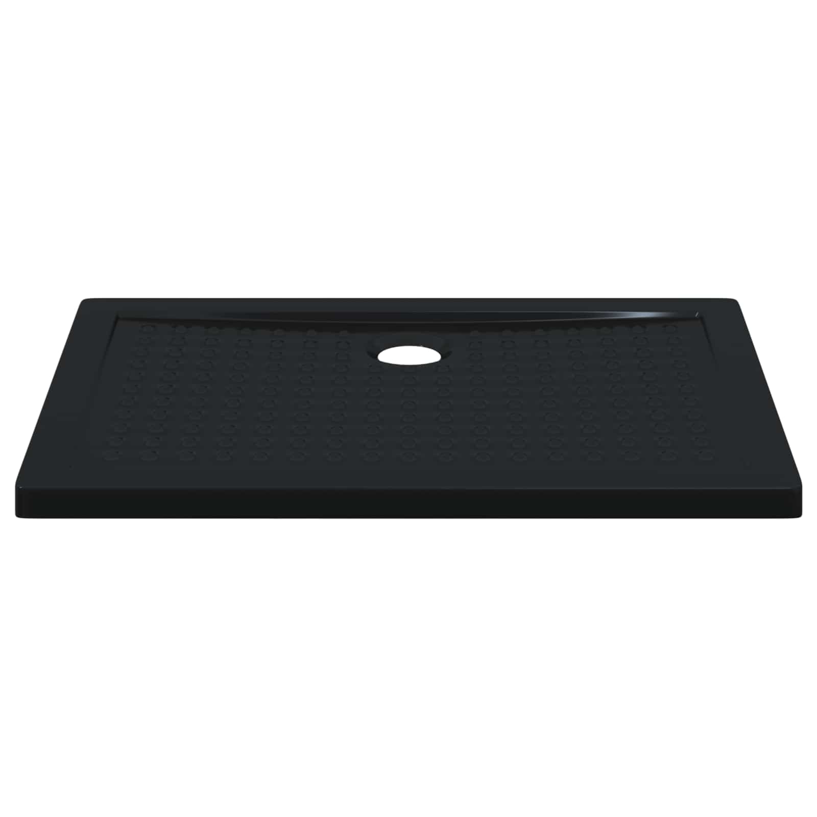 Shower Base Tray with Dots 100 x 70 x 4 cm ABS Black