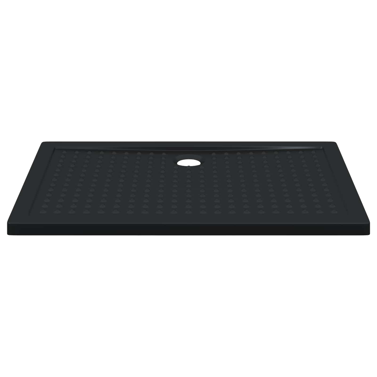 Shower Base Tray with Dots 120 x 80 x 4 cm ABS Black