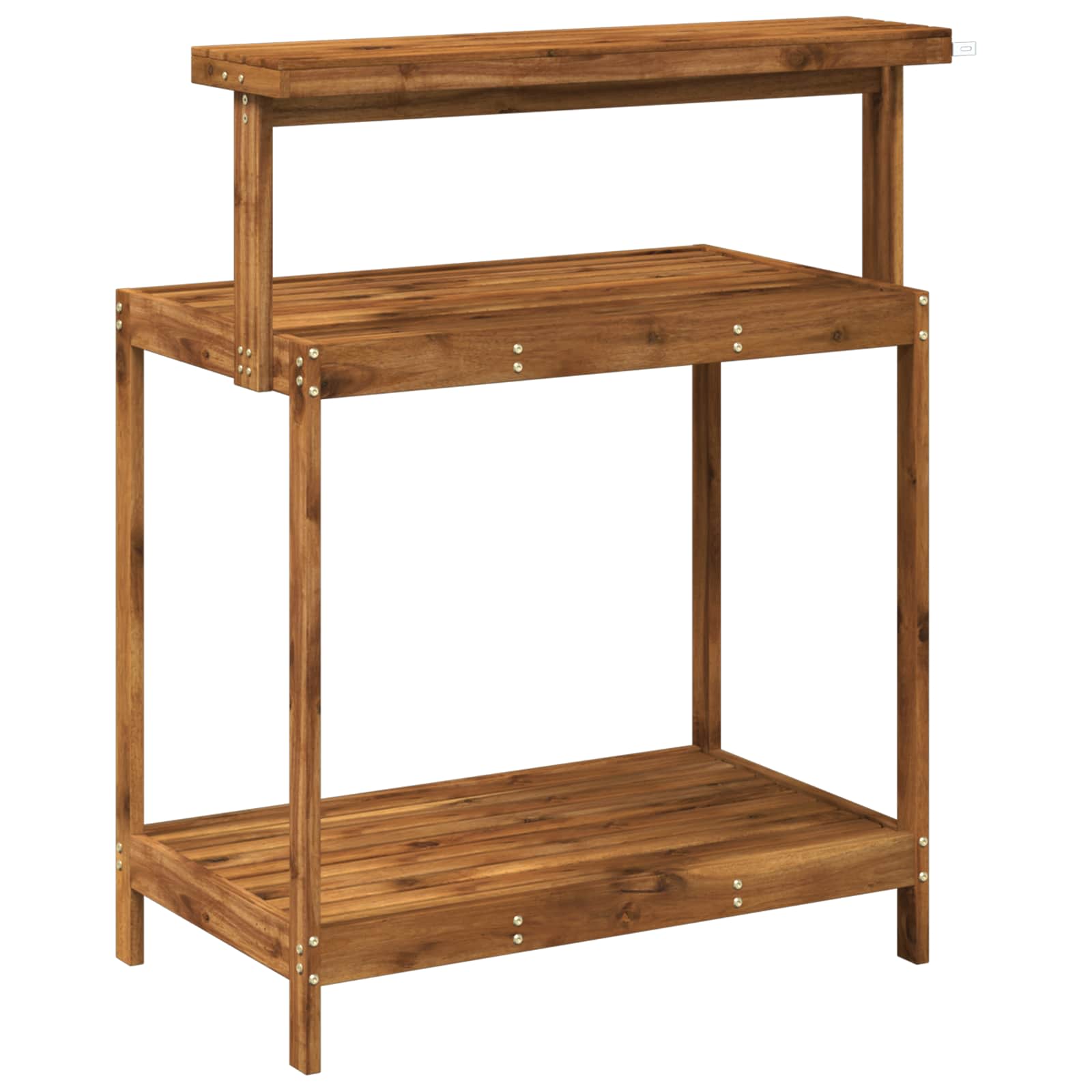Outdoor Potting Bench 86.5 x 48.5 x 106 cm Solid Acacia Wood