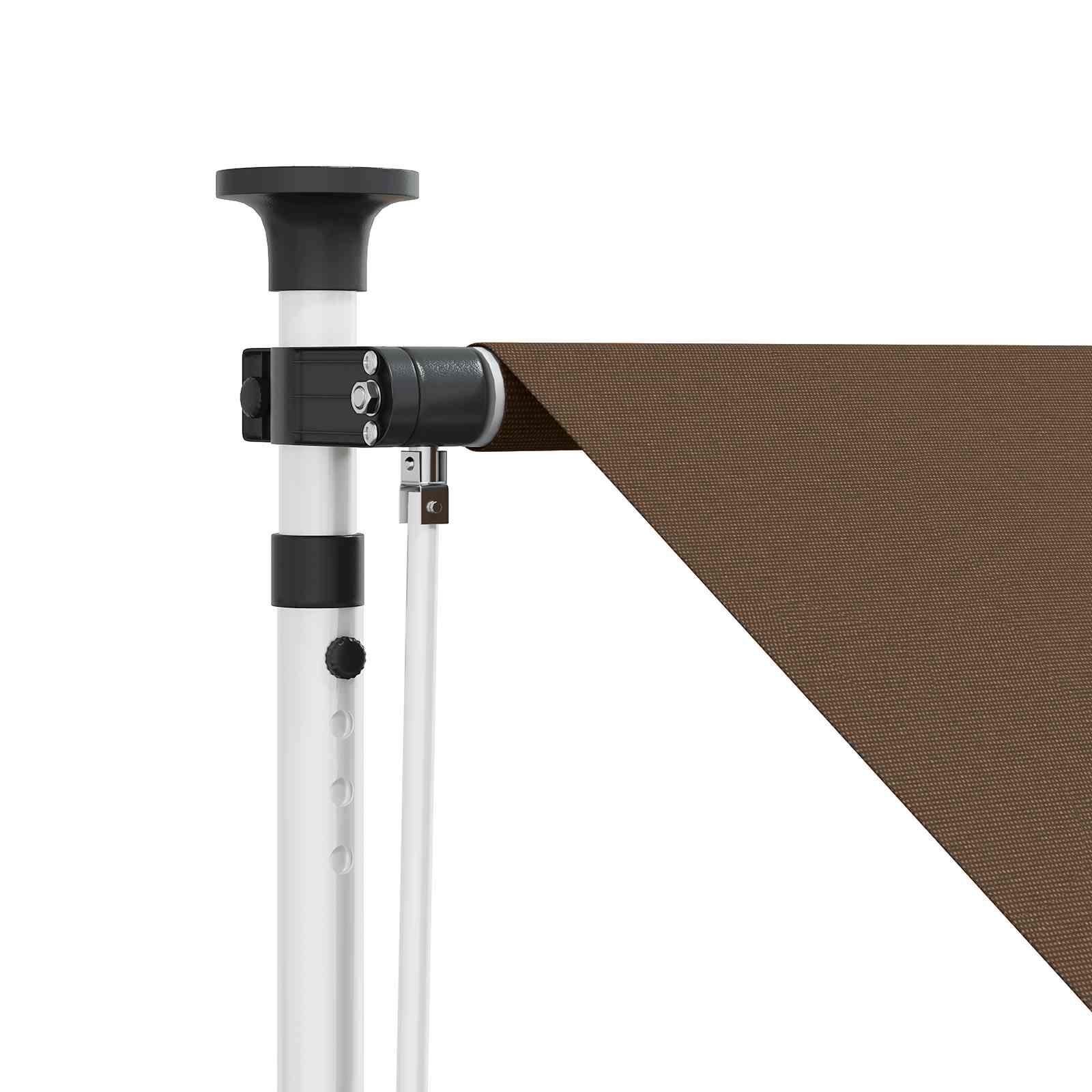 Manual Retractable Awning Taupe 250 cm