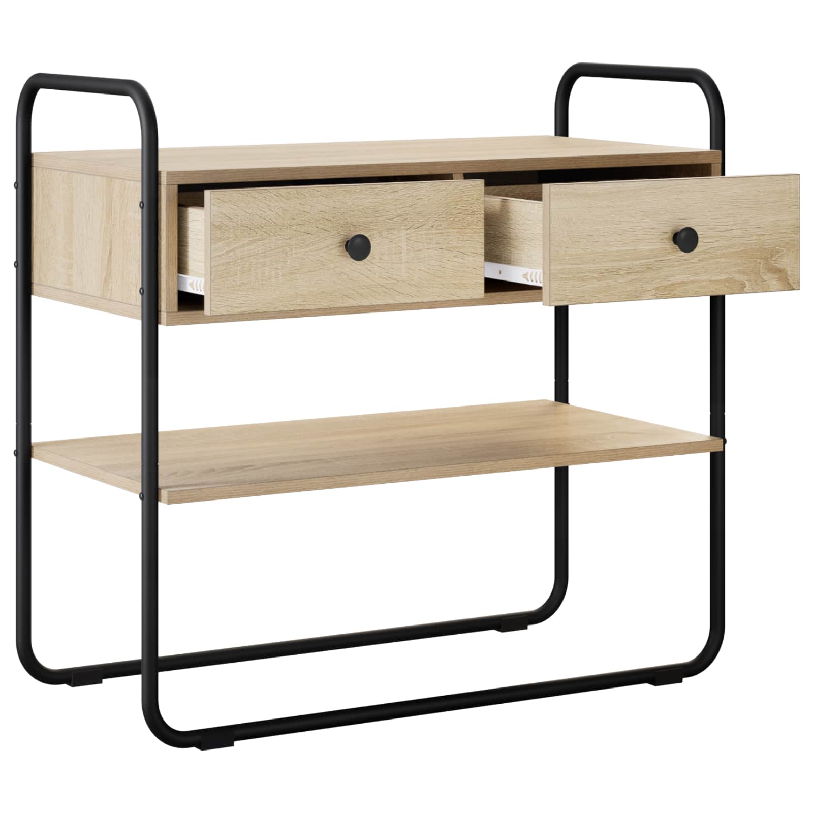 Console Table Sonoma Oak 100 x 40 x 75 cm Engineered Wood