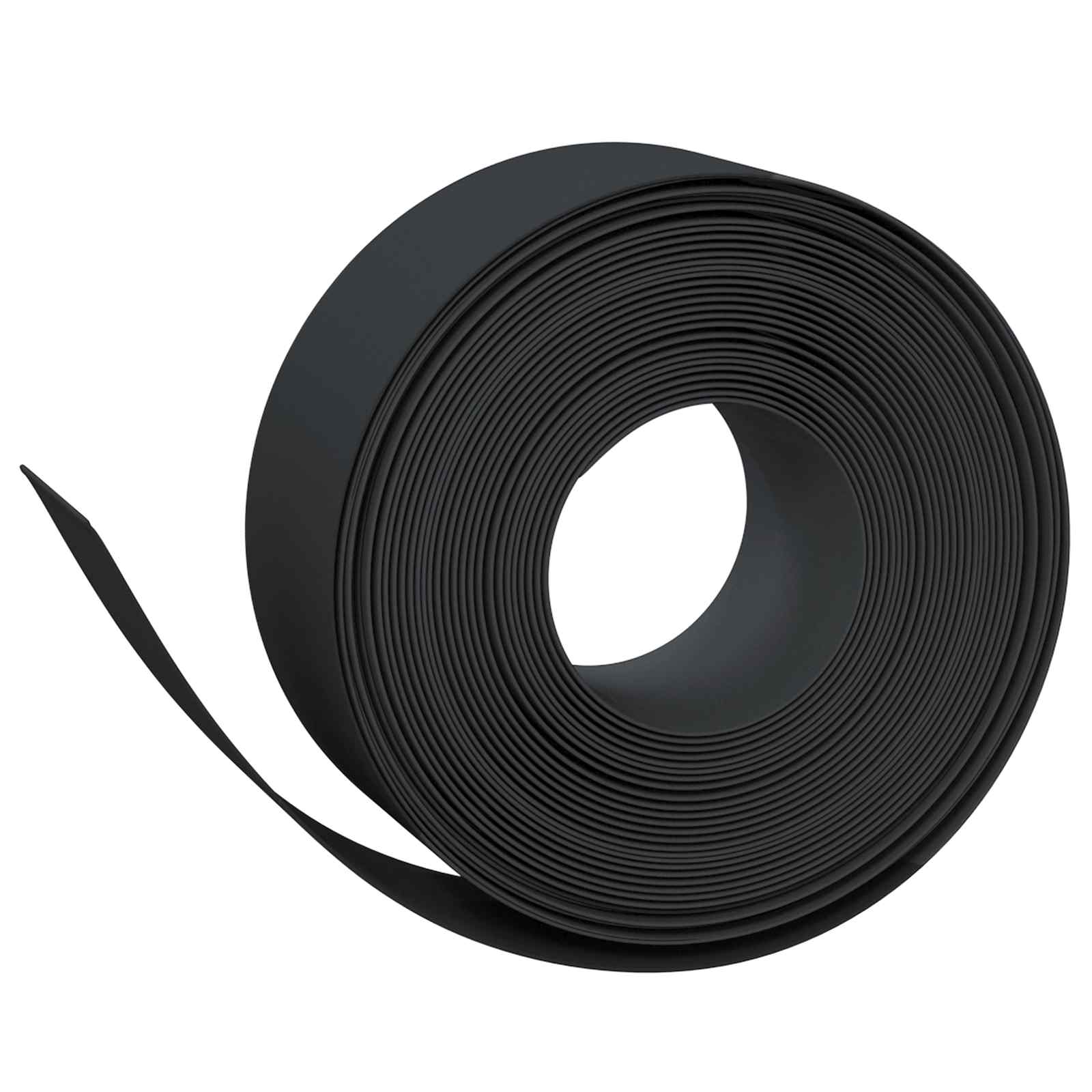 Garden Edging 25 m 20 cm PE Black