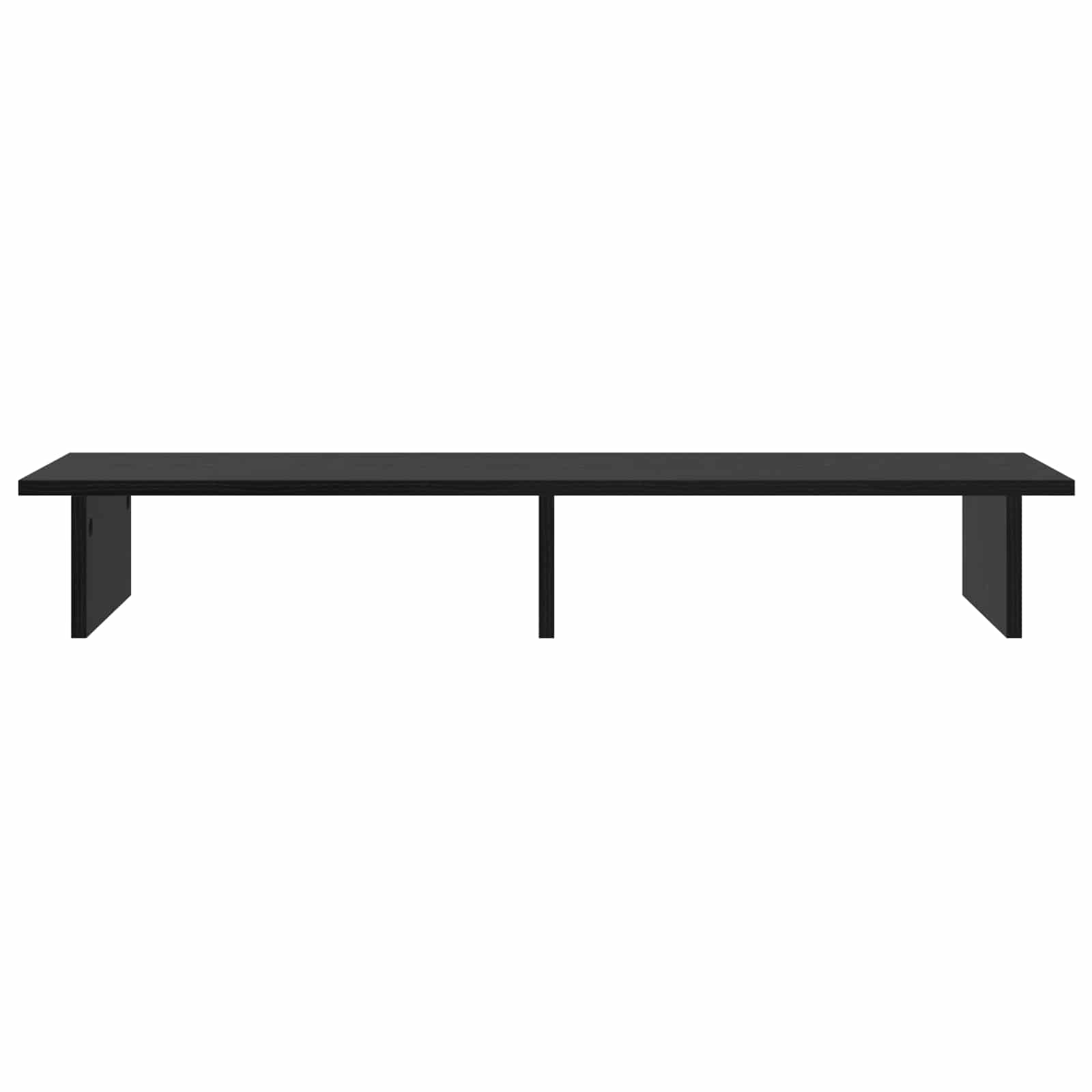 Monitor Stand Black Oak 100 x 27 x 15 cm Engineered Wood