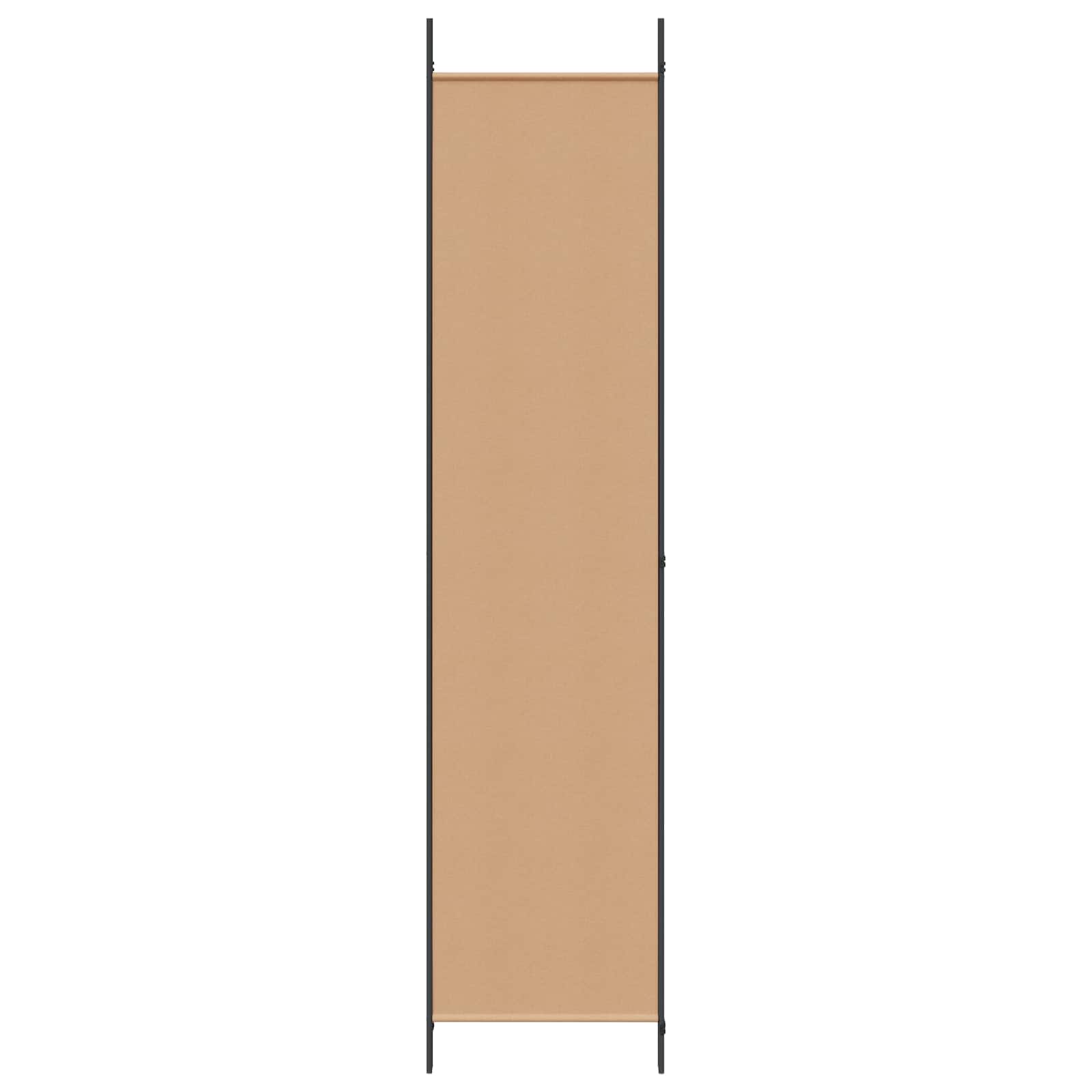 3-Panel Room Divider Beige 150 x 220 cm Fabric