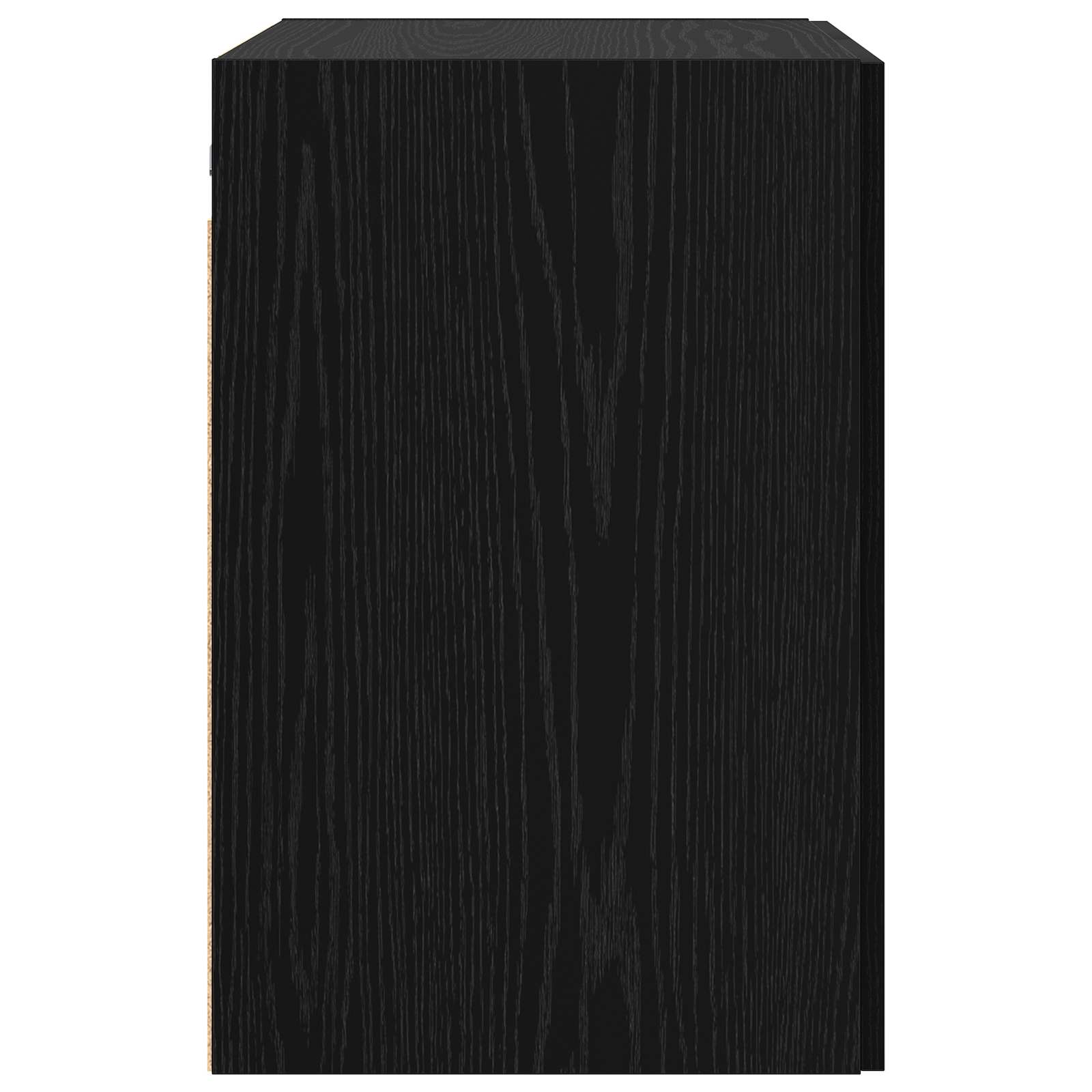 Wall Cabinet Black Oak 80 x 42.5 x 64 cm Engineered Wood